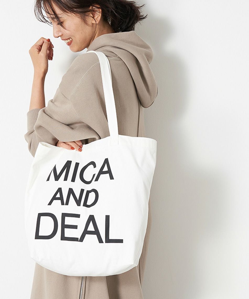 MICA&DEALロゴコットンバッグ/M00E023GD | MICA&DEAL ONLINE STORE