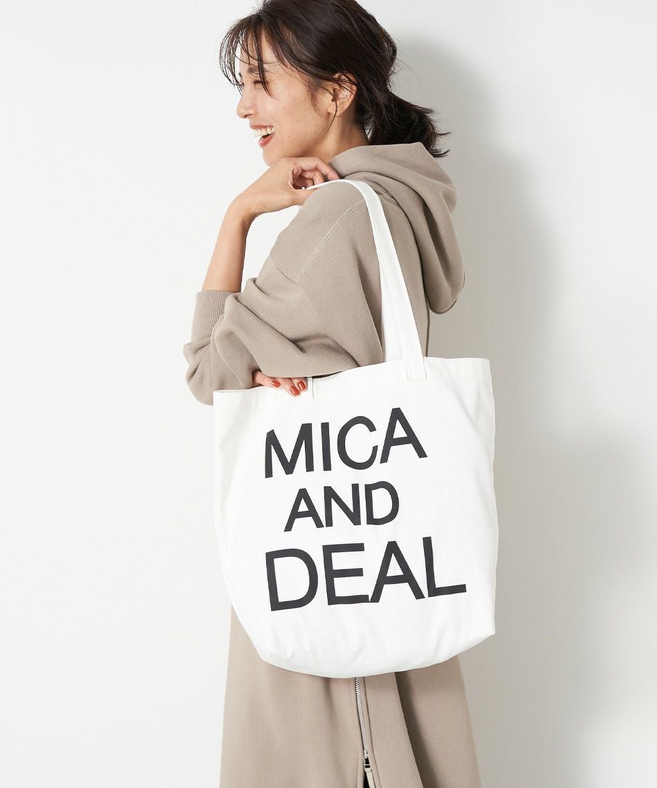 MICA&DEALロゴコットンバッグ/M00E023GD | MICA&DEAL ONLINE STORE