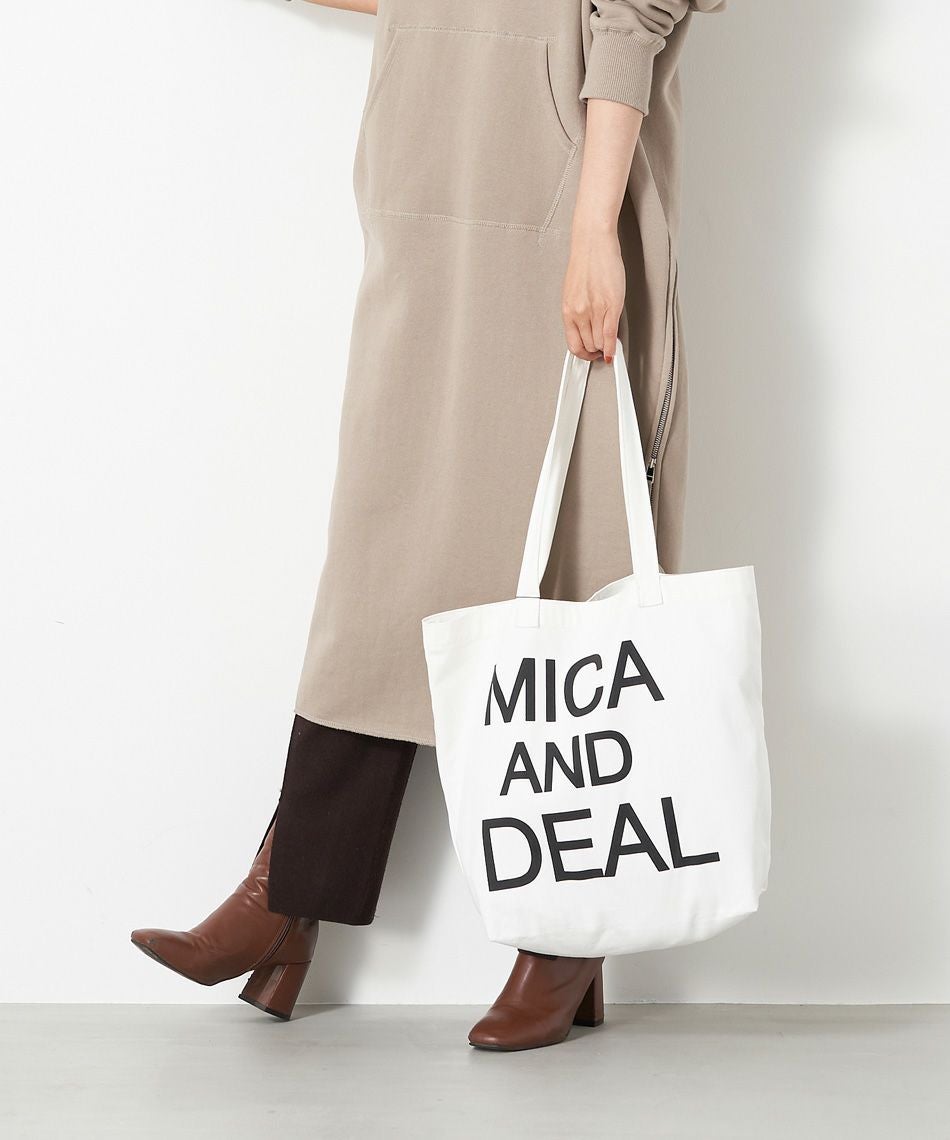 MICA&DEALロゴコットンバッグ/M00E023GD | MICA&DEAL ONLINE STORE