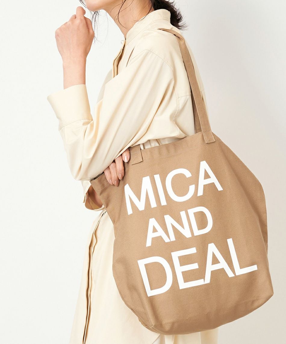 MICA&DEALロゴコットンバッグ/M00E023GD | MICA&DEAL ONLINE STORE
