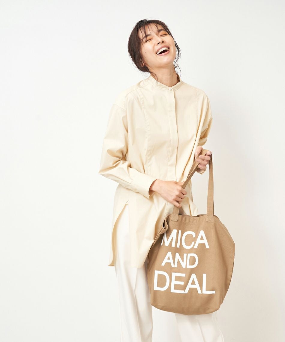 MICA&DEALロゴコットンバッグ/M00E023GD | MICA&DEAL ONLINE STORE