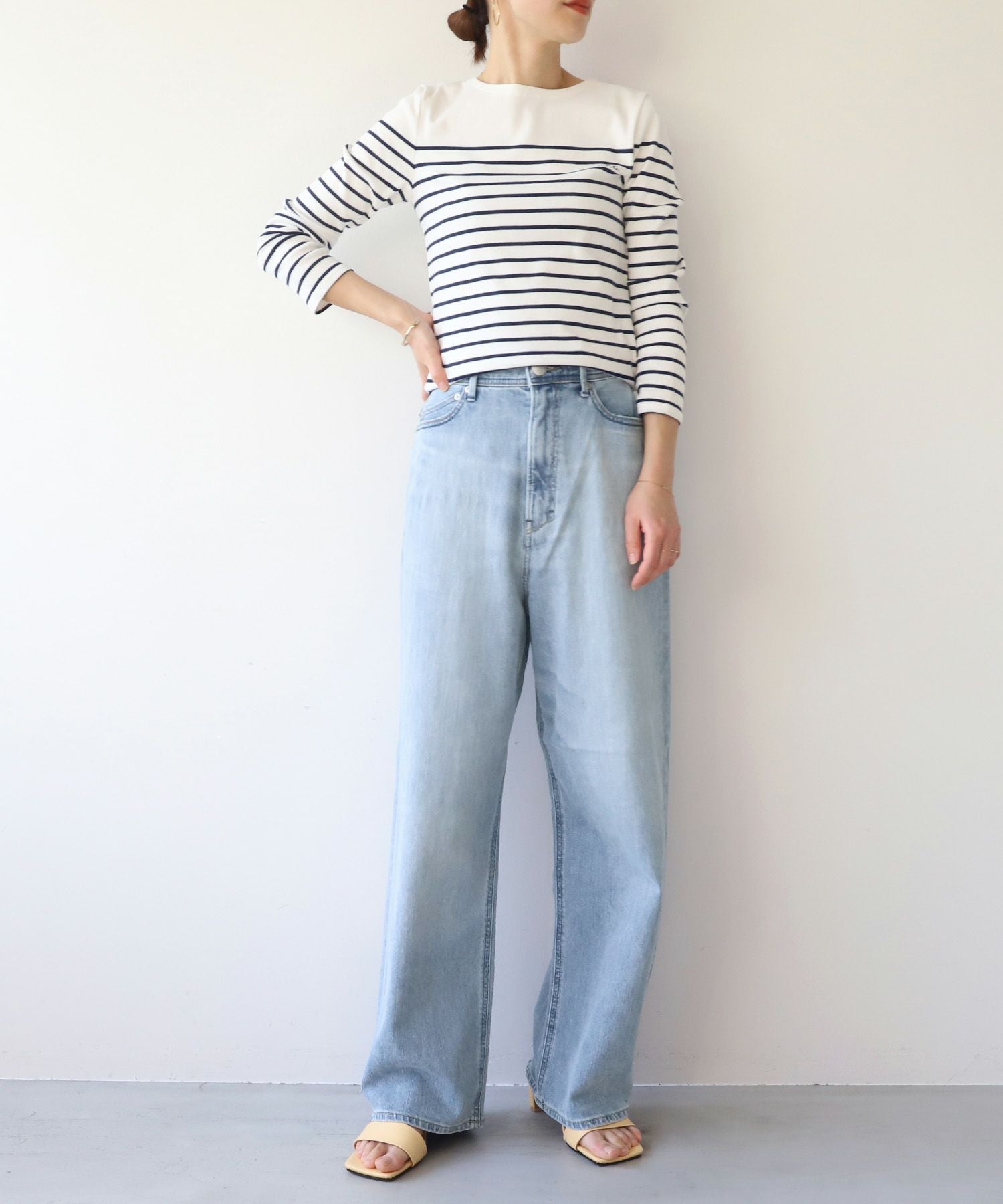 YANUK】ルーズストレートデニム-Joan Loose Straight/0324103003
