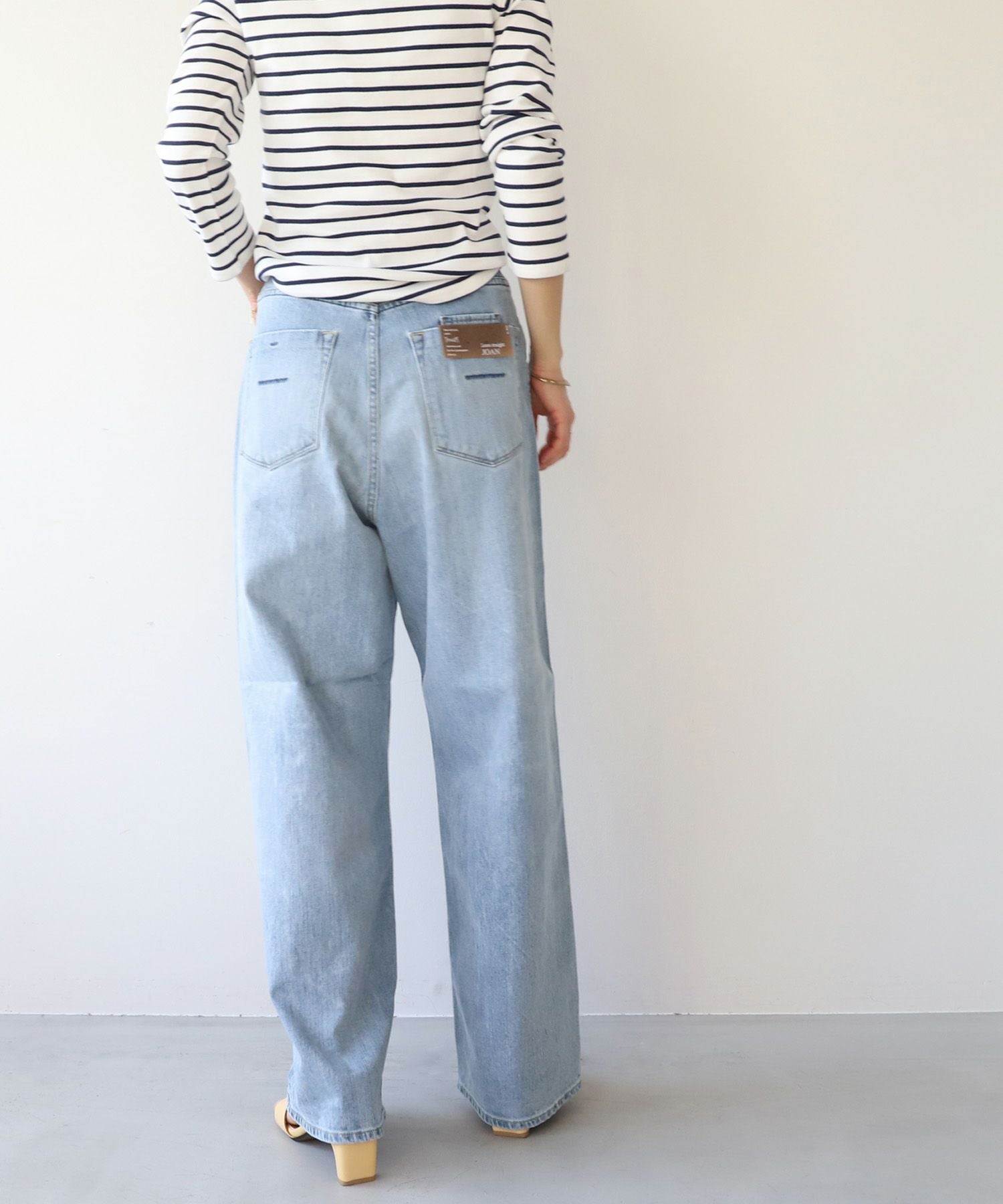 ヤヌーク ルーズストレートデニム JOAN 23 TIME SALE 20%off]【YANUK】ルーズストレートデニム-Joan Loose