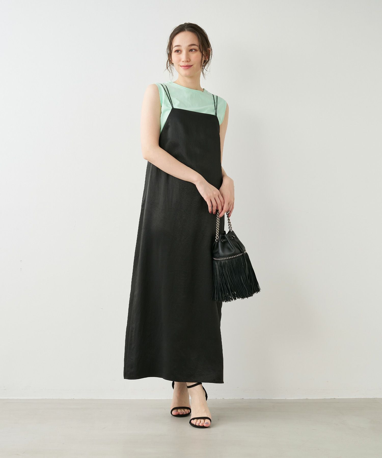 j&amp;mdavidson  人気のフリンジバッグ RIO ブラック J&M Davidson（J＆Mデヴィッドソン） ショルダーバッグ バッグ