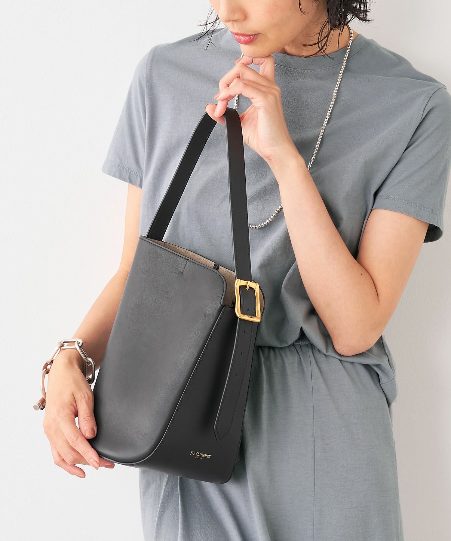 J&M DAVIDSON】クイバーバケットミニショルダーバッグ-QUIVER BUCKET