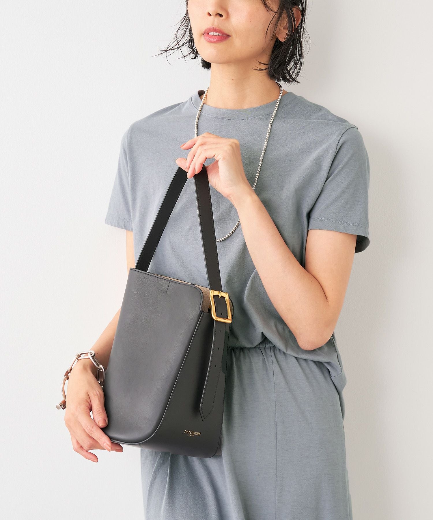J&M DAVIDSON】クイバーバケットミニショルダーバッグ-QUIVER BUCKET