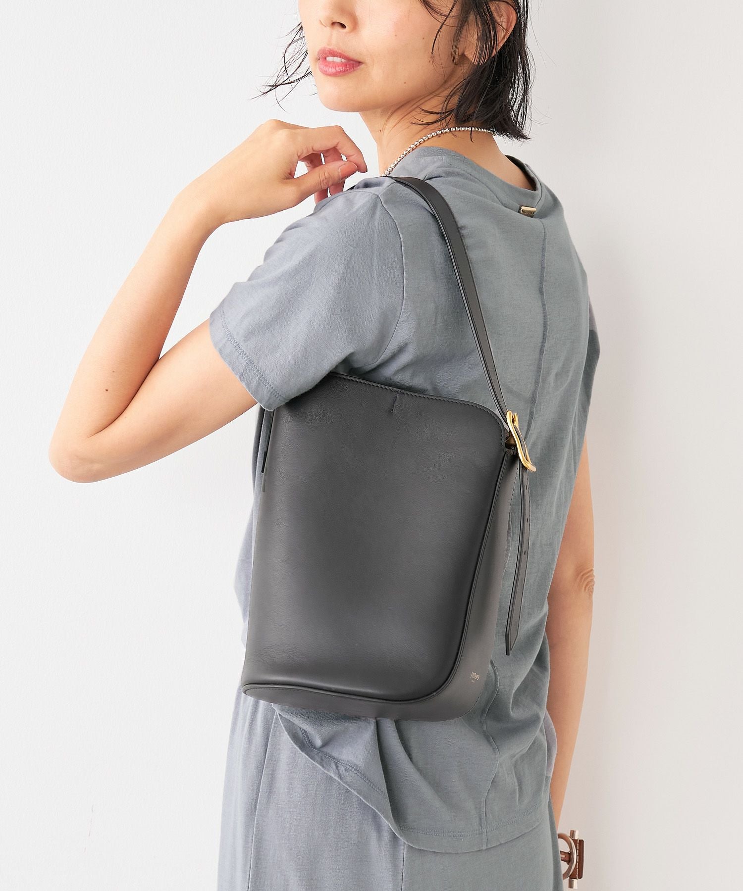 J&M DAVIDSON】クイバーバケットミニショルダーバッグ-QUIVER BUCKET