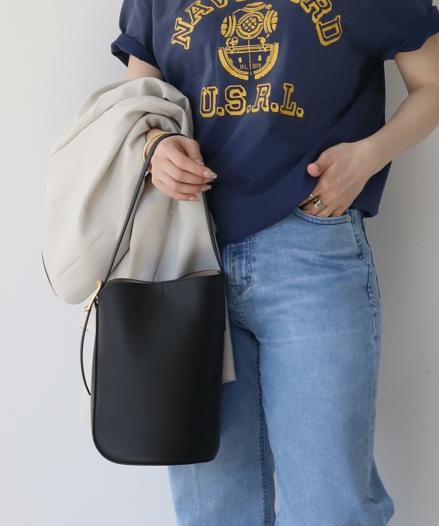 J&M DAVIDSON】クイバーバケットミニショルダーバッグ-QUIVER BUCKET