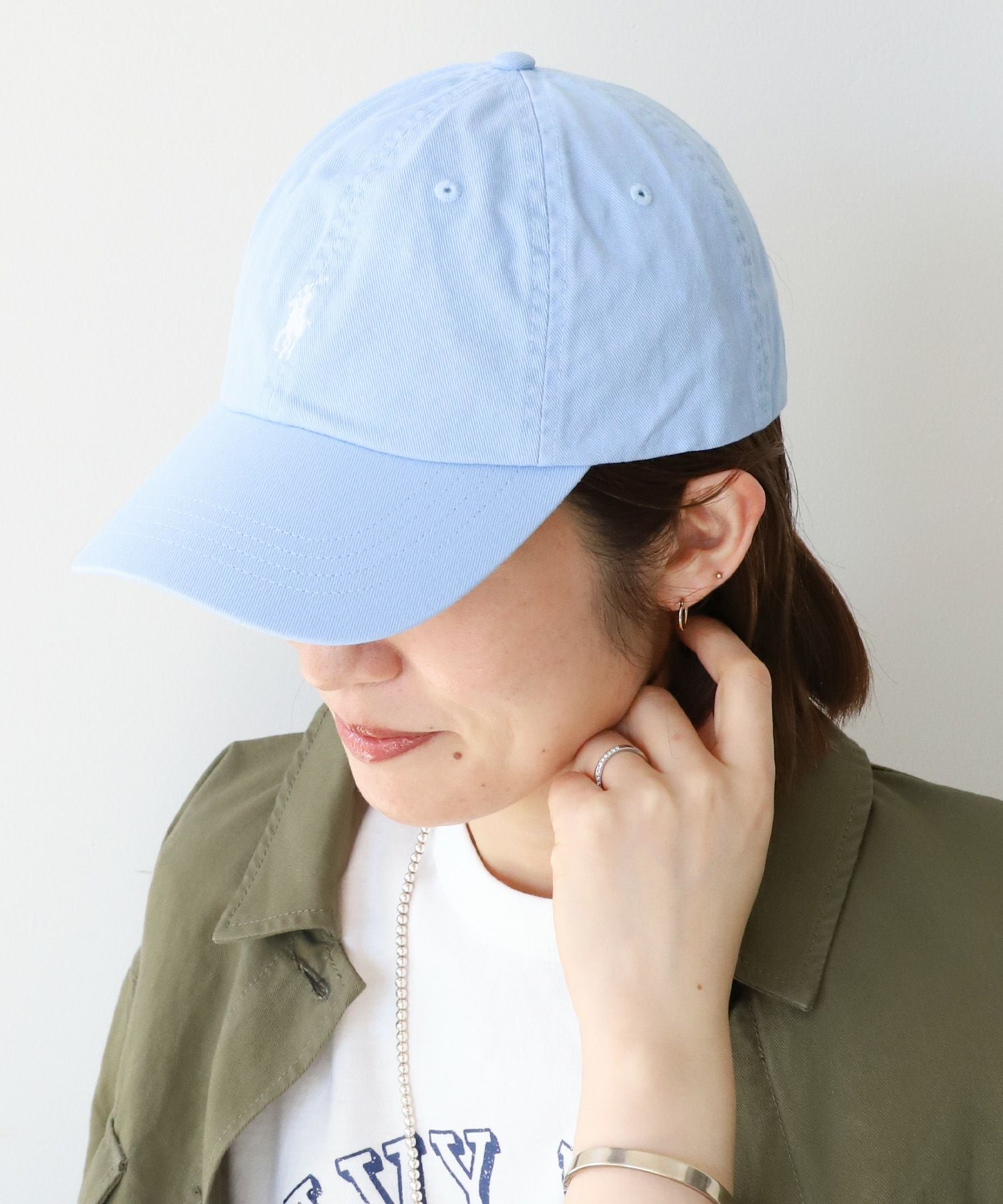 POLO RALPH LAUREN】コットンチノベースボールキャップ-CLASSIC SPORT