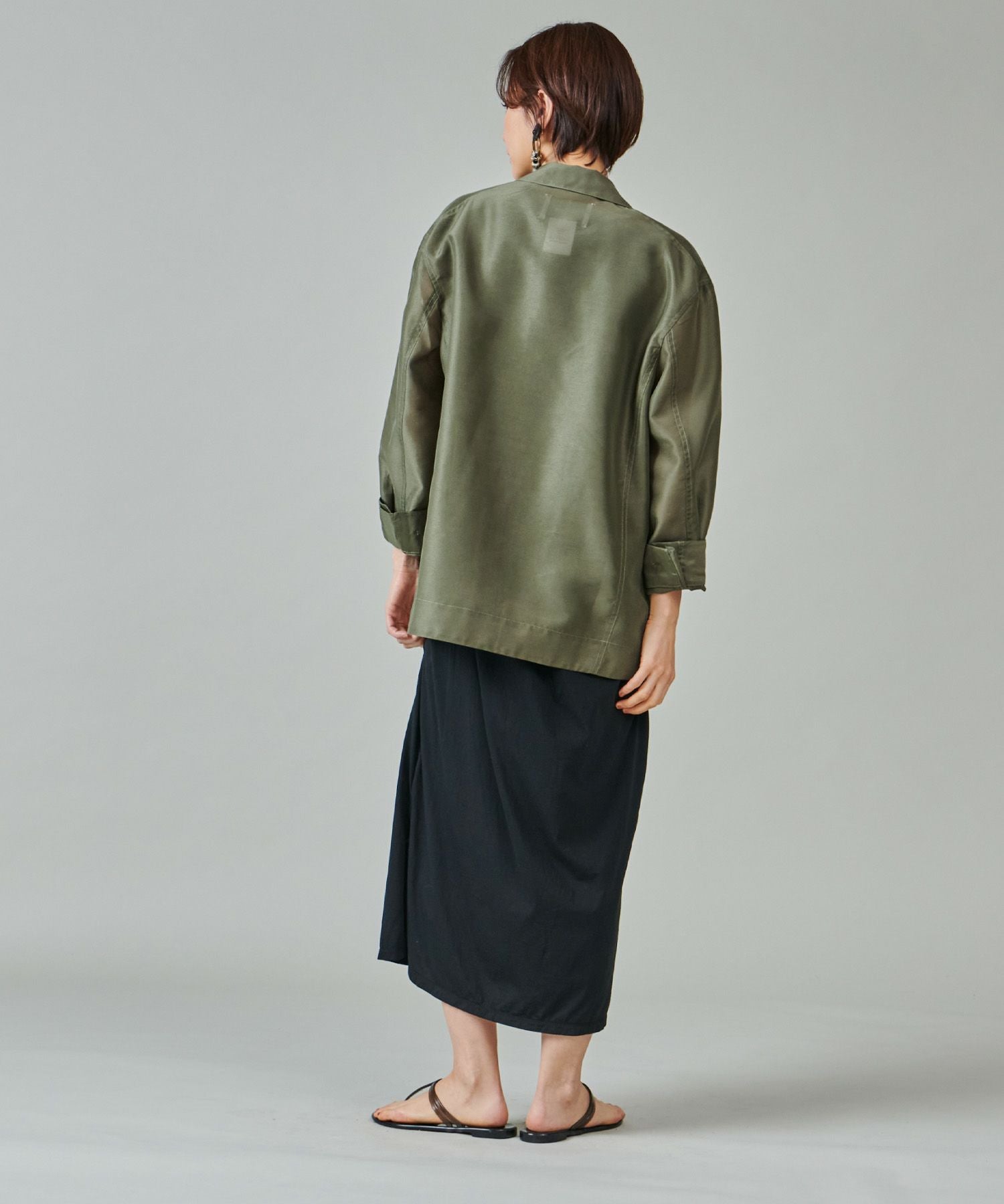 marmors ミリタリージャケット サイズ36 オリーブグリーン 50%off]【marmors】military jk/0224205036 | MICA&DEAL ONLINE STORE