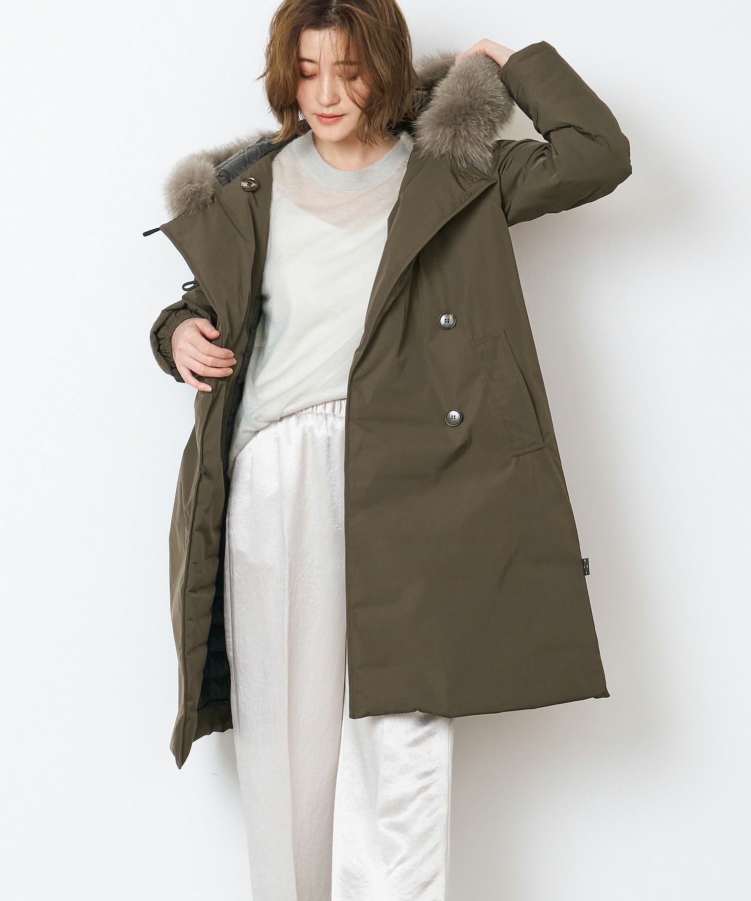 DUVETICA】フーデッドダウンコート-FINGUARADUE/0324307007 DUVETICA】フーデッドダウンコート-FINGUARADUE/0324307007