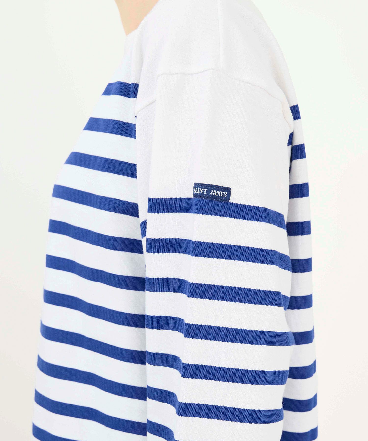 SAINT JAMES】ボーダー長袖カットソー-NAVAL/0325109031 | MICA&DEAL