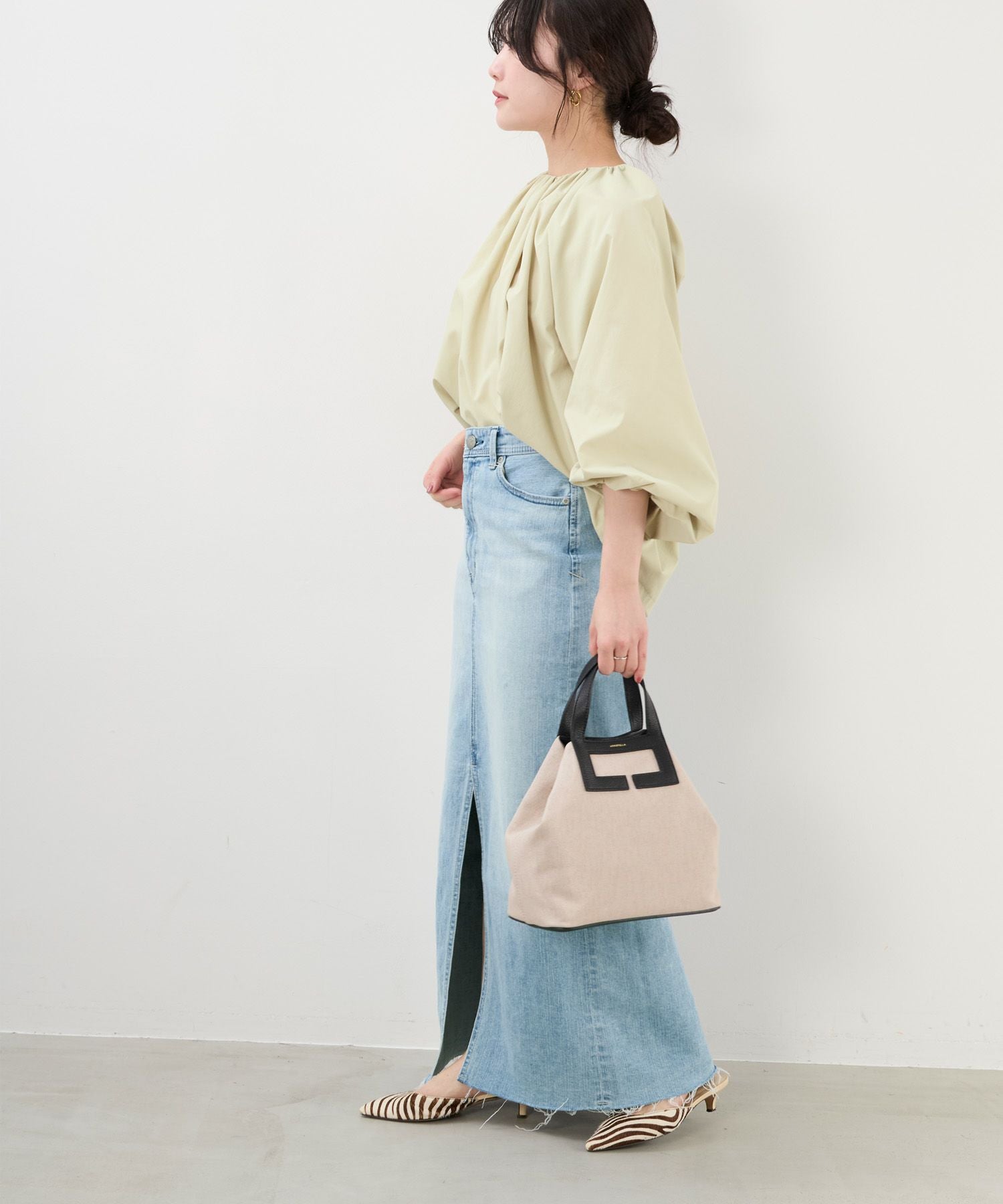 YANUK】スリットロングデニムスカート-CMF/0325102001 | MICA&DEAL