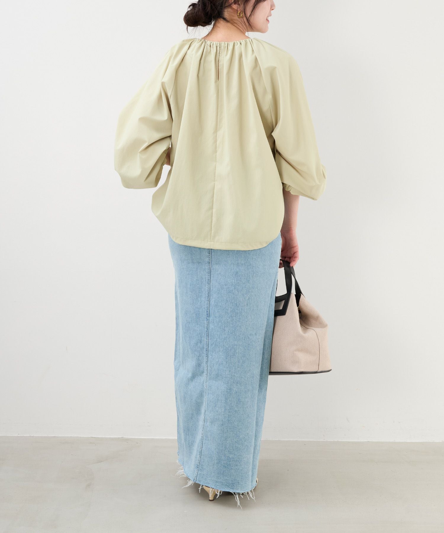 YANUK】スリットロングデニムスカート-CMF/0325102001 | MICA&DEAL