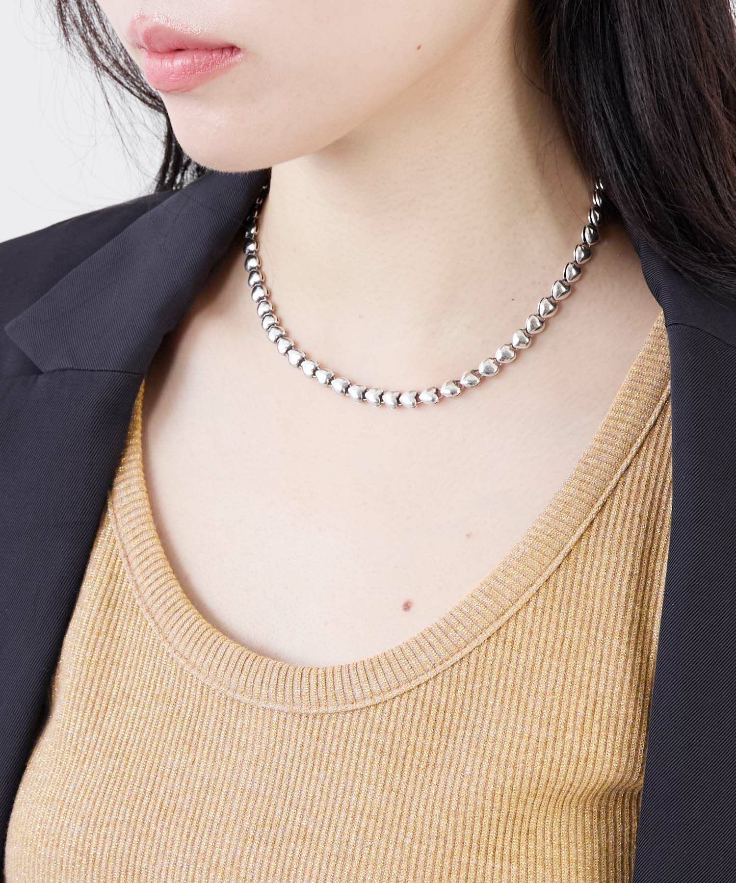 quip queint】ハートチェーンネックレス-bravery necklace/0325110084