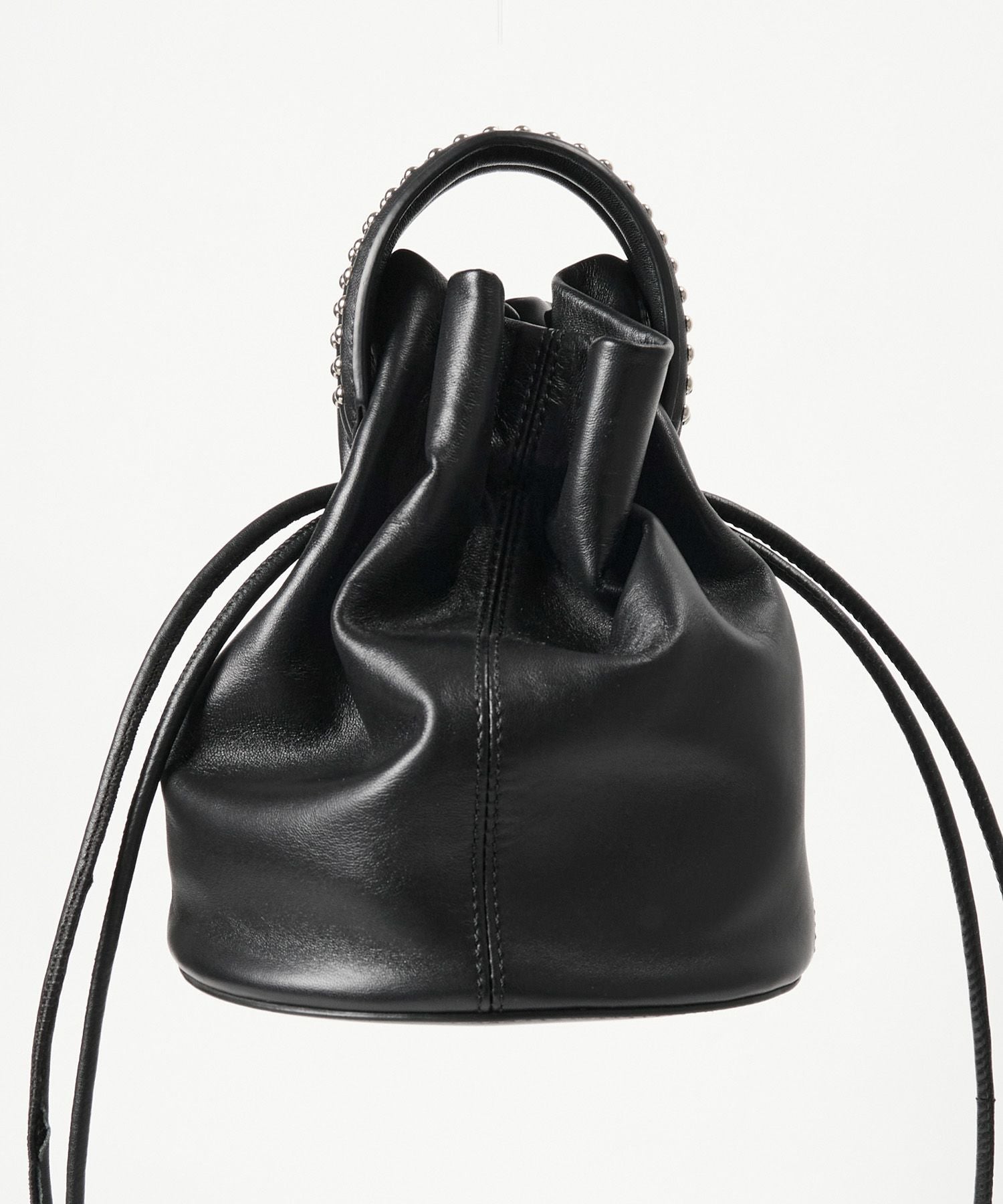 J&amp;M DAVIDSON デヴィトソンMINI NUBE BUCKET黒美品 J&M Davidson（J＆Mデヴィッドソン） ミニ ヌーベ バスケット MINI