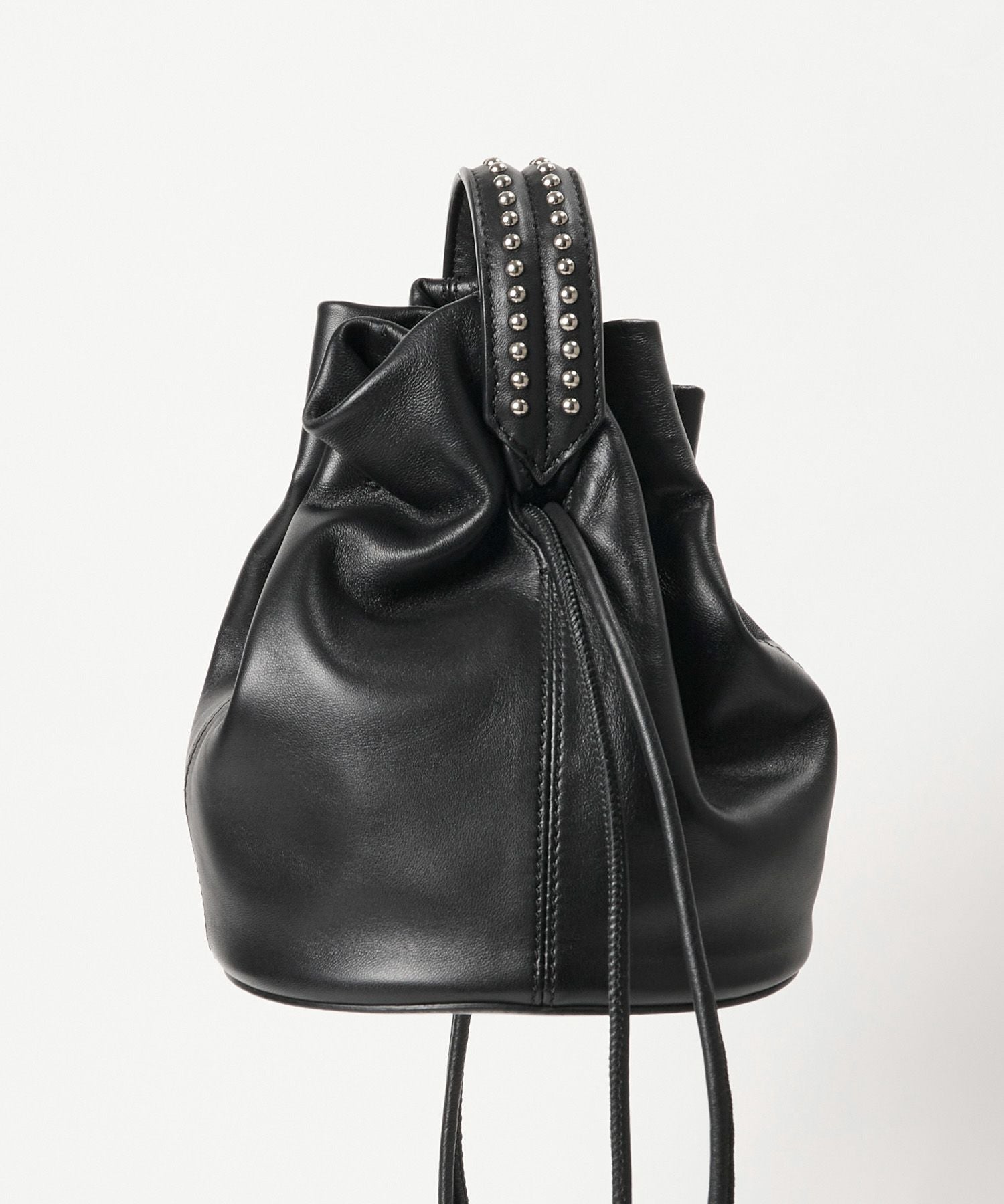 J&M DAVIDSON】ドローストリングミニバッグ-NUBE BUCKET MINI BAG