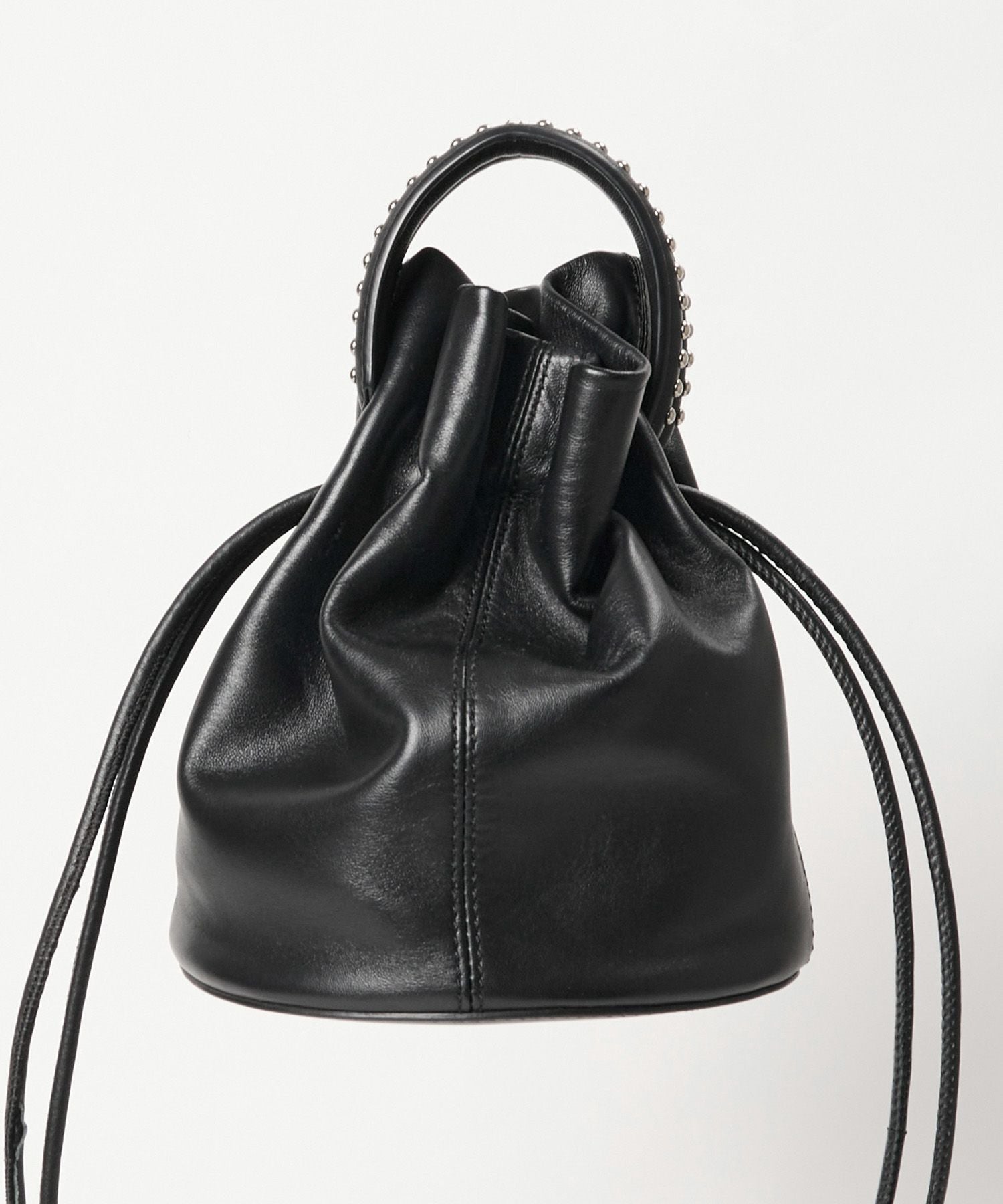 J&M DAVIDSON】ドローストリングミニバッグ-NUBE BUCKET MINI BAG