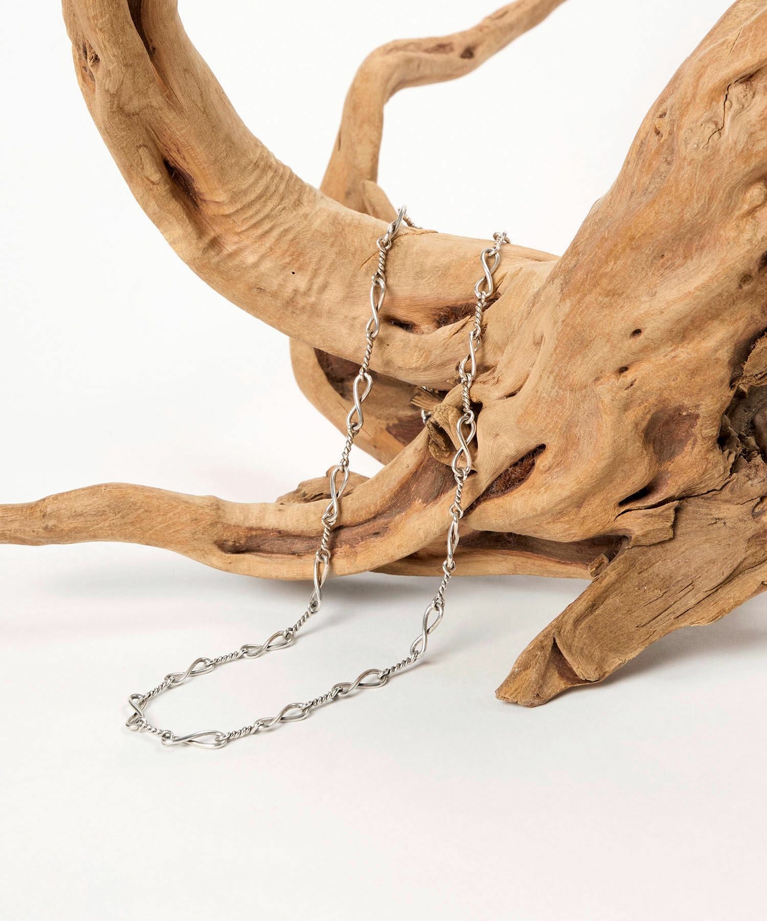 LAVER】ハンドツイスト チェーンネックレス-HAND TWIST NECKLACE