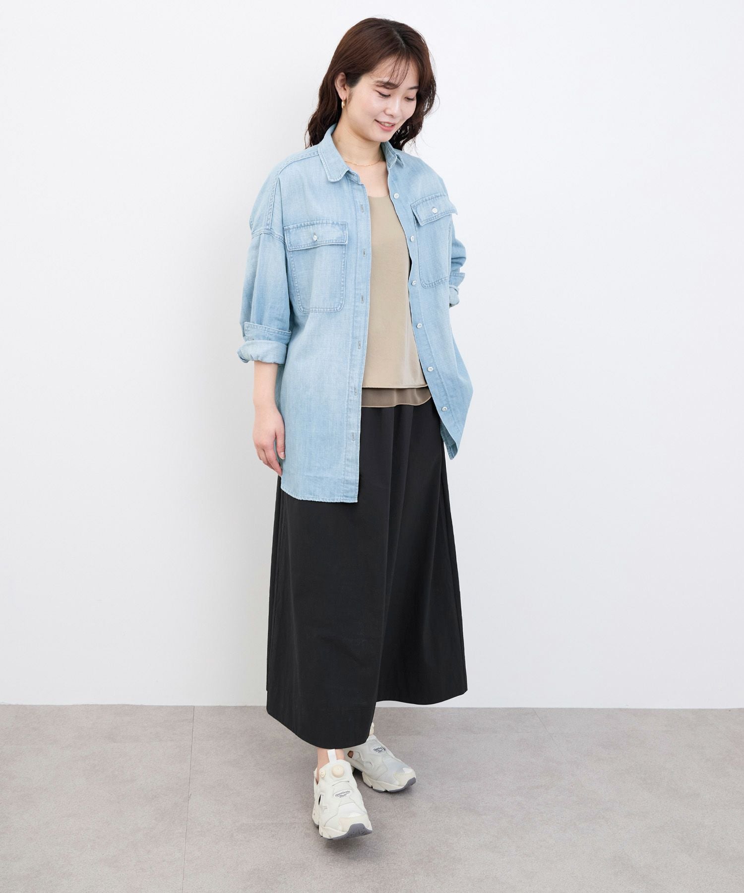 Healthy DENIM】デニムシャツ-Brezzy Almond/0325101011 | MICA&DEAL Healthy DENIM】デニムシャツ-Brezzy Almond/0325101011 | MICA&DEAL