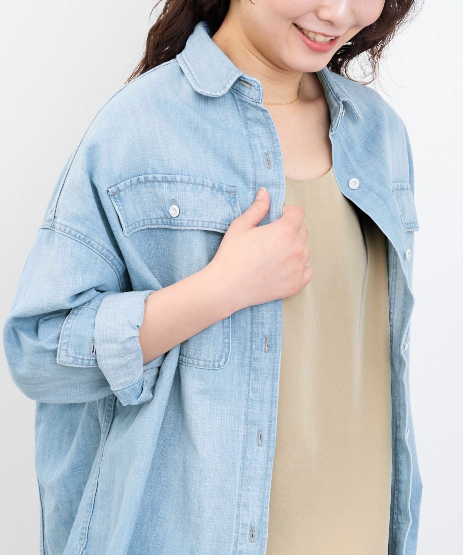 Healthy DENIM】デニムシャツ-Brezzy Almond/0325101011 | MICA&DEAL