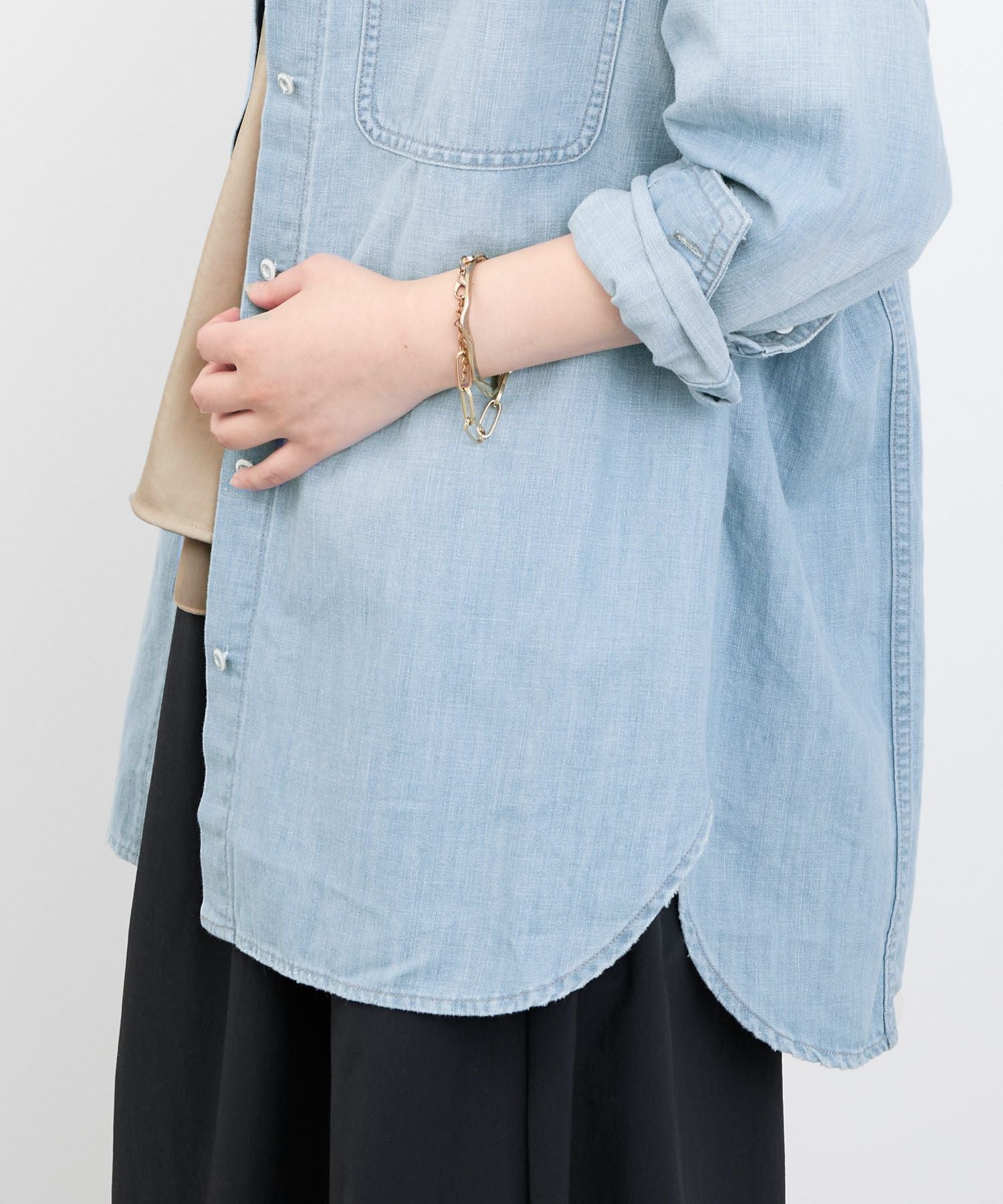 Healthy DENIM】デニムシャツ-Brezzy Almond/0325101011 | MICA&DEAL