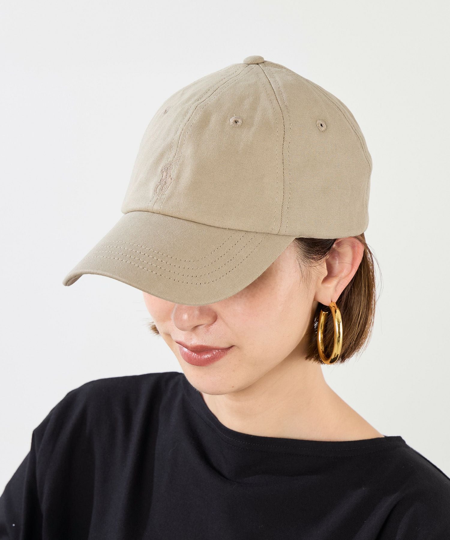 POLO RALPH LAUREN】コットンベースボールキャップ-MINERAL DYE