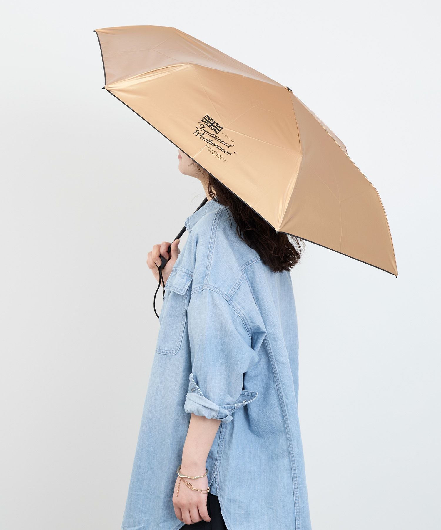 Traditional Weatherwear】晴雨兼用折りたたみ傘-LIGHT WEIGHT