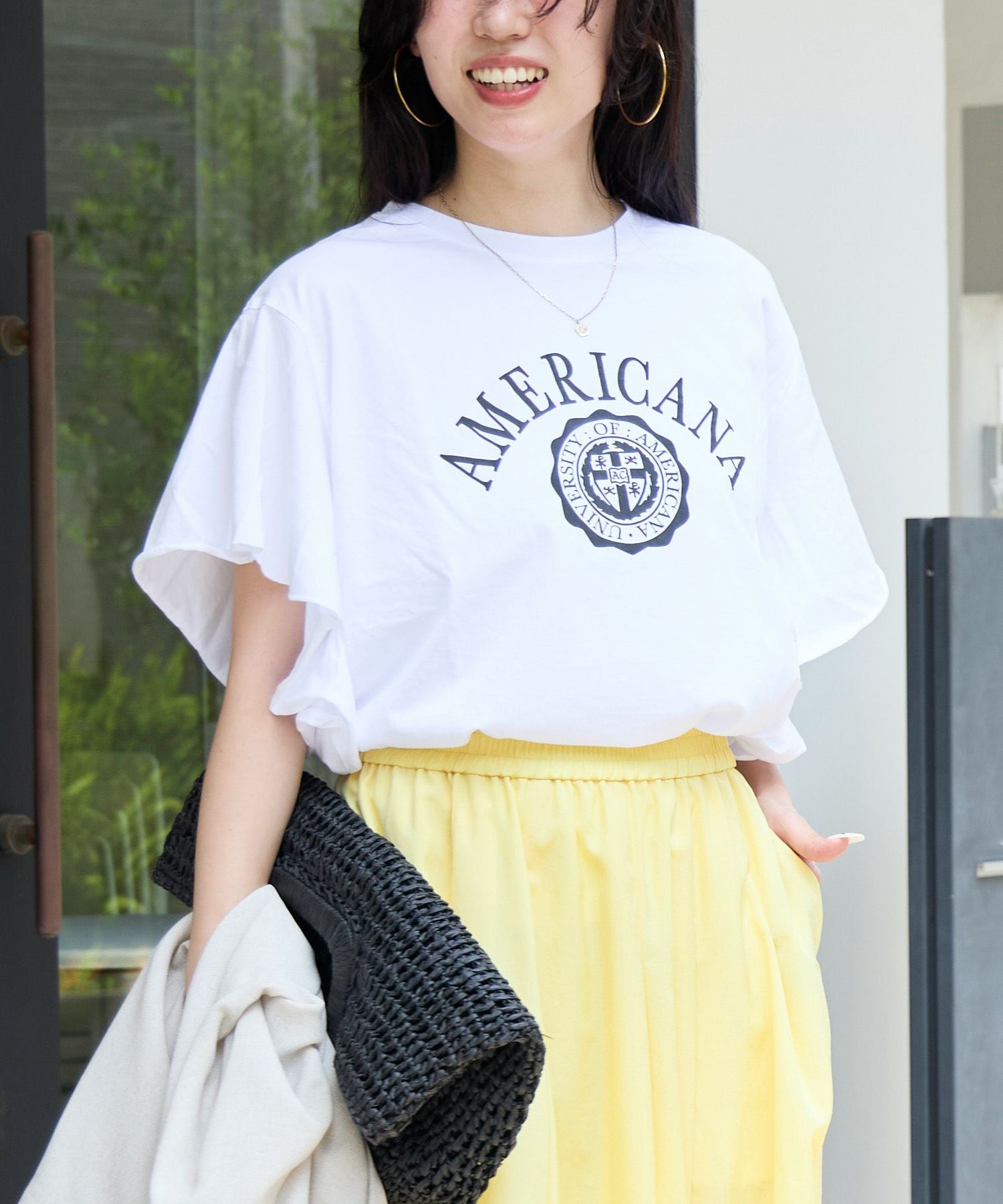 AMERICANA×MICA&DEAL】ロゴフリルT-shirt/012520911101 | MICA&DEAL