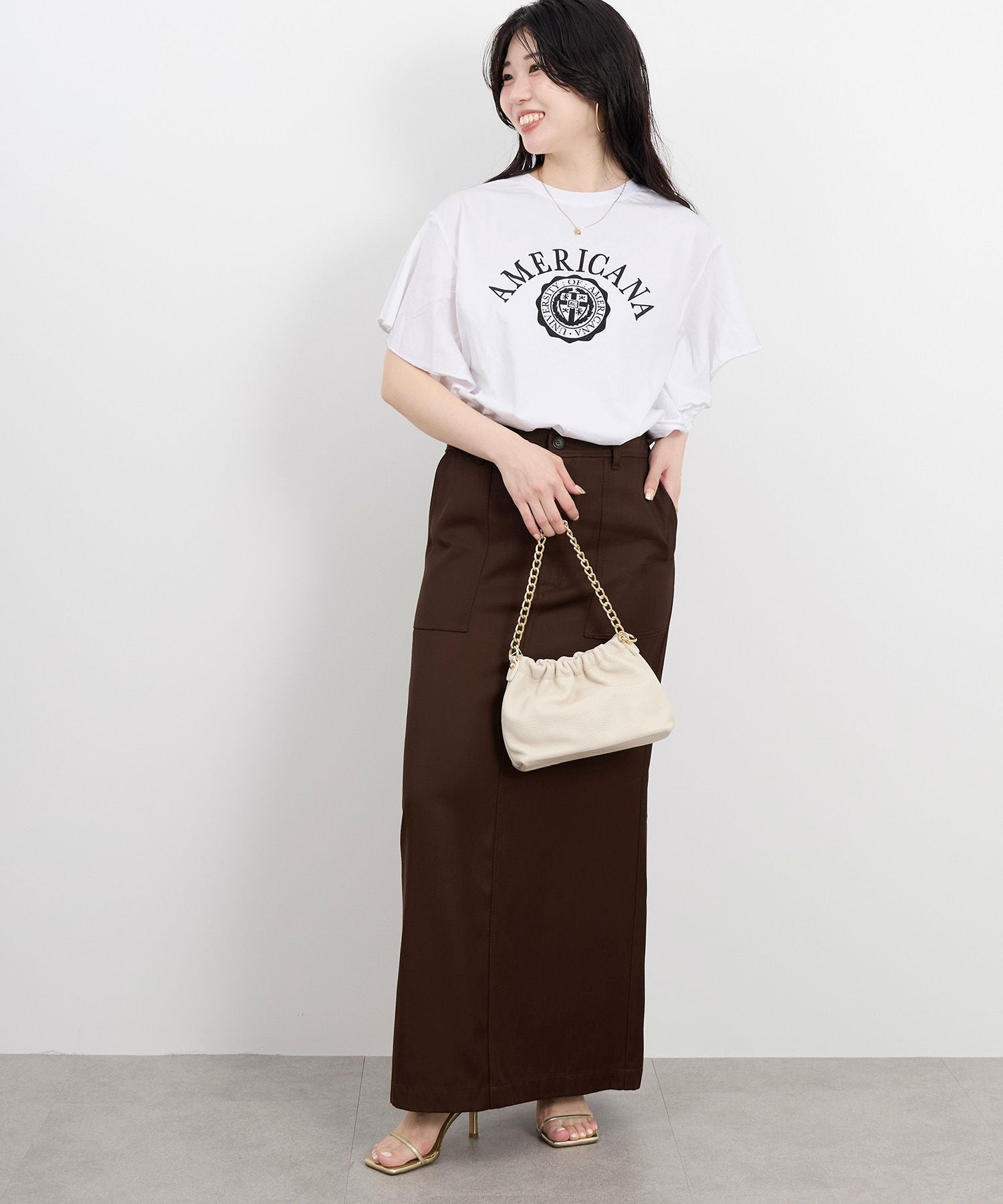 AMERICANA×MICA&DEAL】ロゴフリルT-shirt/012520911101 | MICA&DEAL