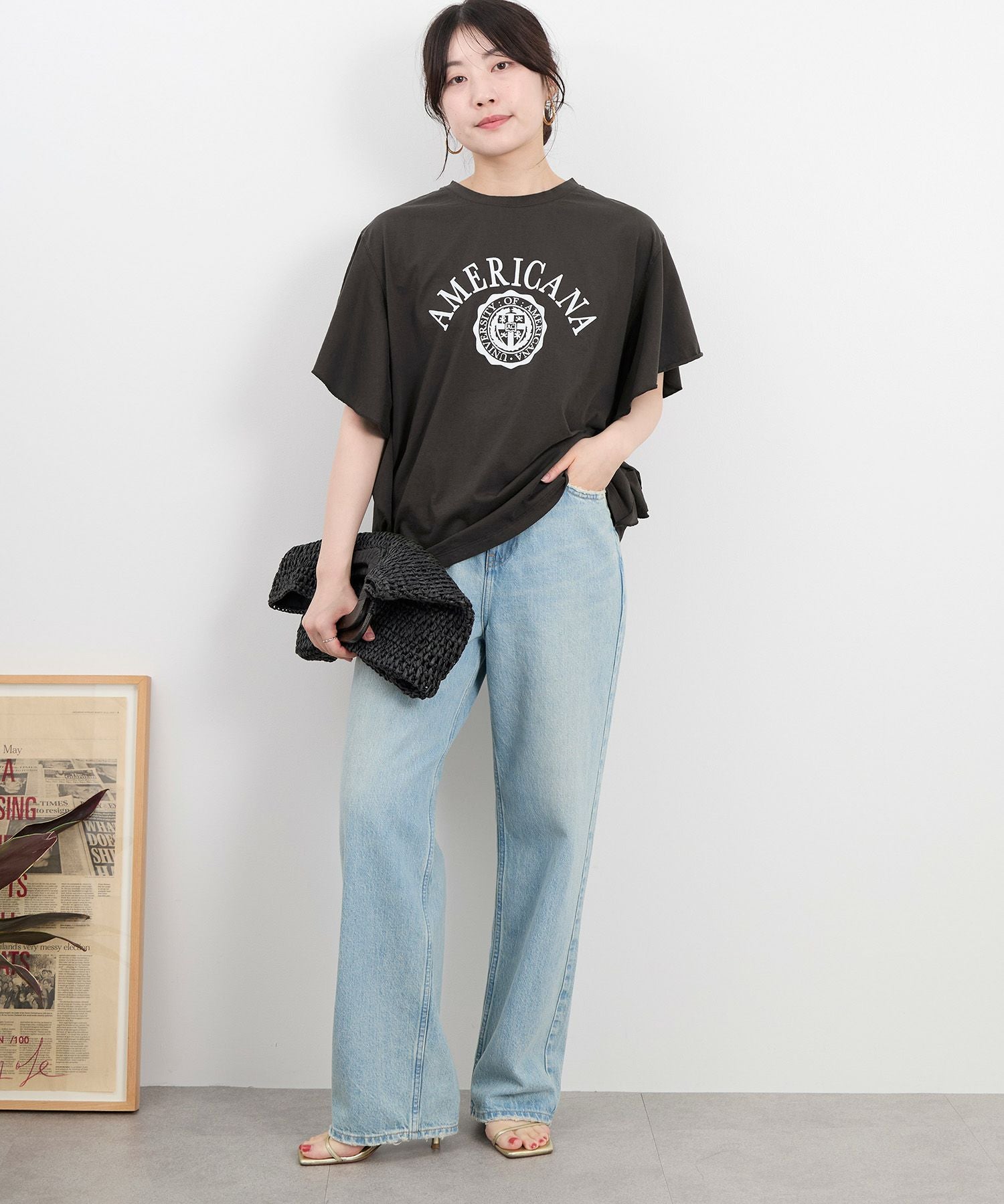 AMERICANA×MICA&DEAL】ロゴフリルT-shirt/012520911101 | MICA&DEAL