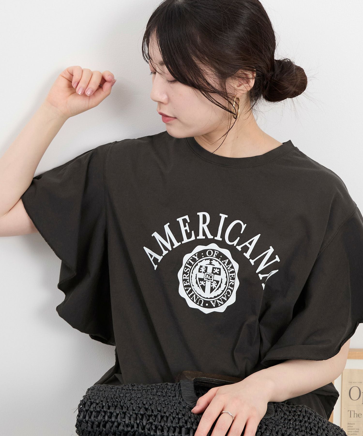 AMERICANA×MICA&DEAL】ロゴフリルT-shirt/012520911101 | MICA&DEAL