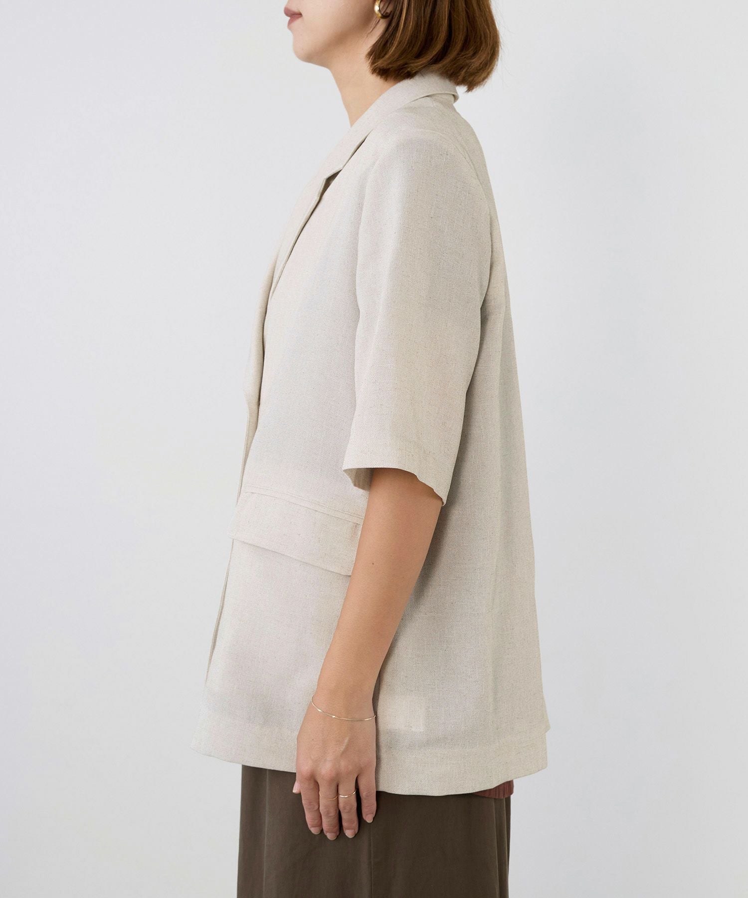 50%off]ハーフスリーブジャケット/0125305279 | MICA&DEAL ONLINE STORE