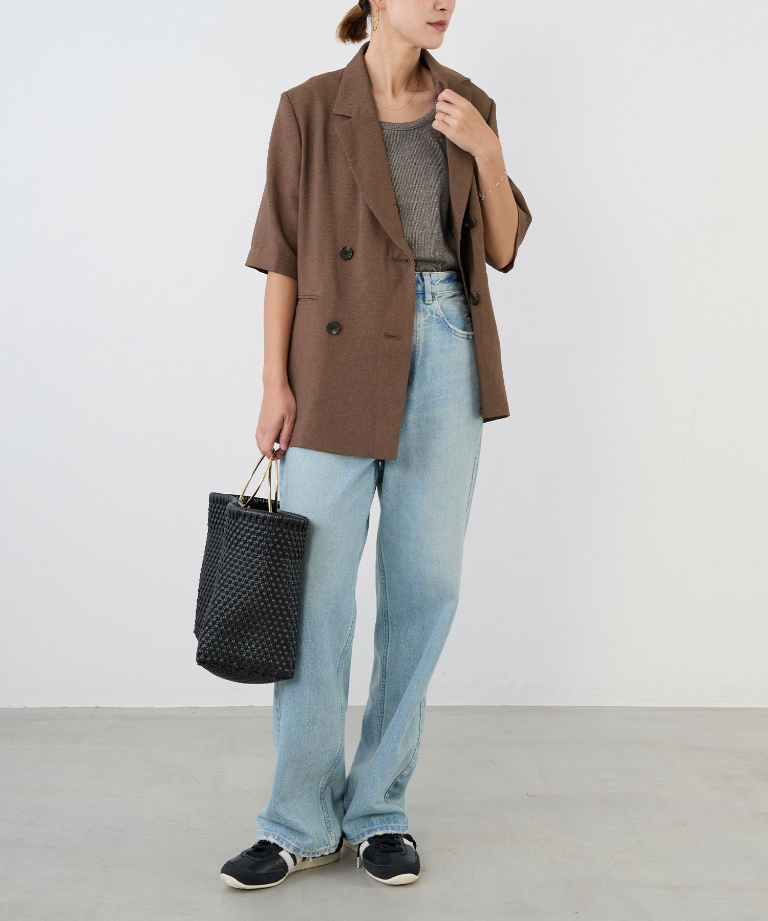 50%off]ハーフスリーブジャケット/0125305279 | MICA&DEAL ONLINE STORE