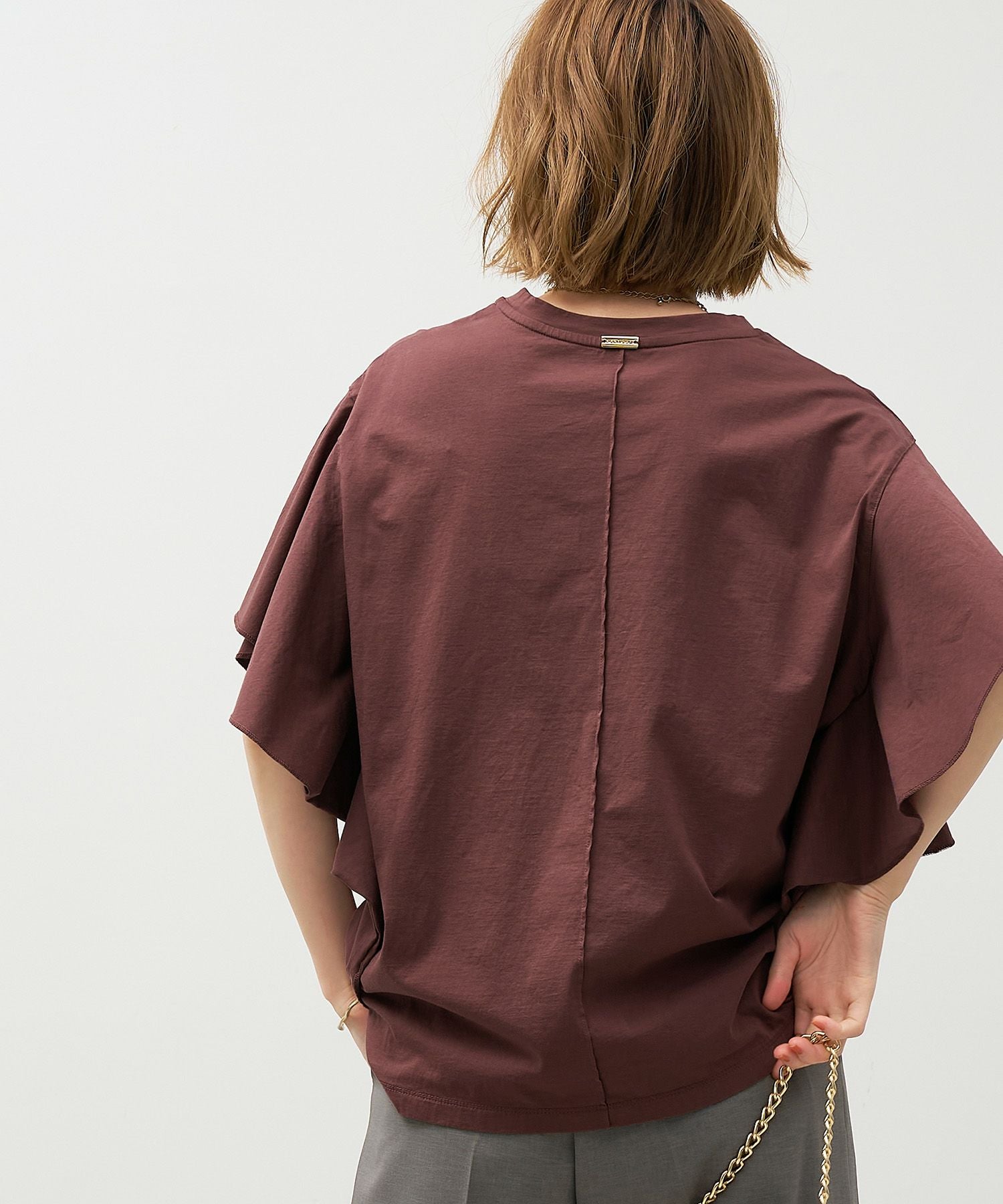 15th ANNIVERSARY 【AMERICANA×MICA&DEAL】フリルスリーブT-shirt