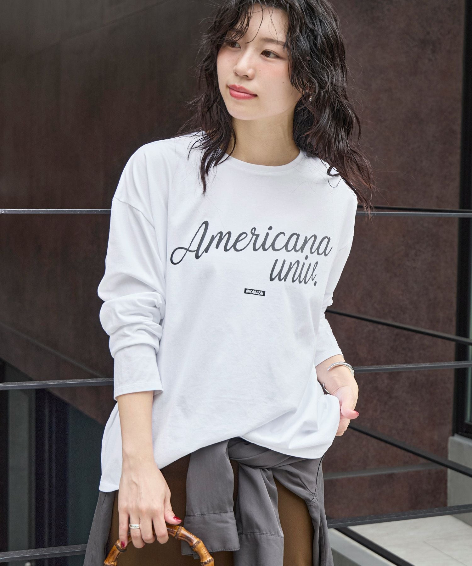 MICA & DEAL アメリカーナ　長袖Tシャツ 30%off]15th ANNIVERSARY 【AMERICANA×MICA&DEAL】ロングスリーブT
