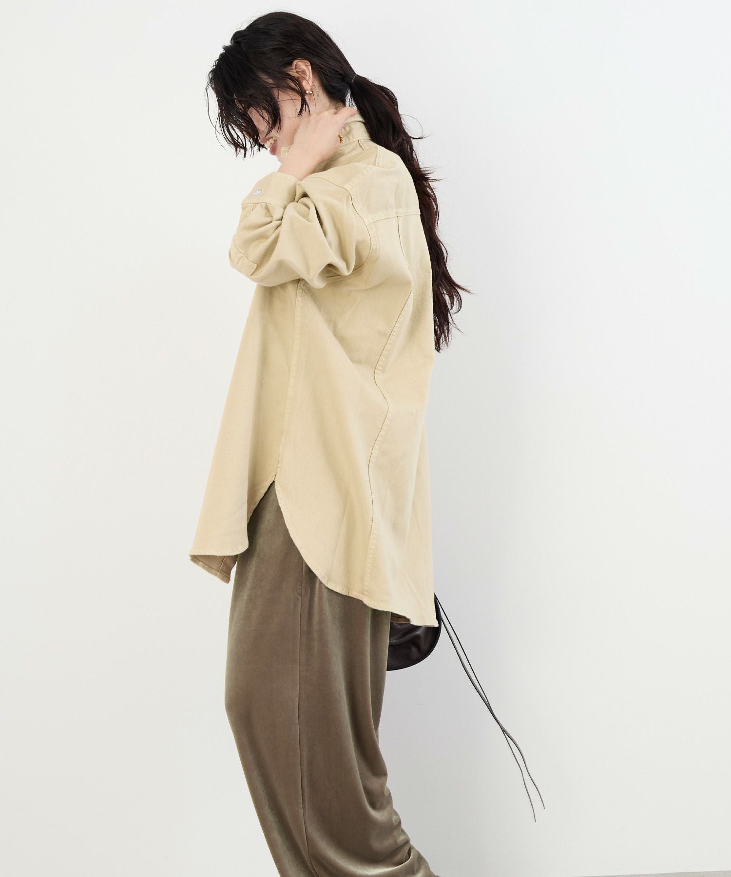Healthy DENIM】デニムビッグシャツ-Almond/0325301009 | MICA&DEAL