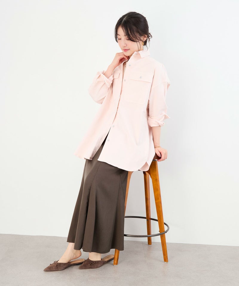 Healthy DENIM】デニムビッグシャツ-Almond/0325301009 | MICA&DEAL 