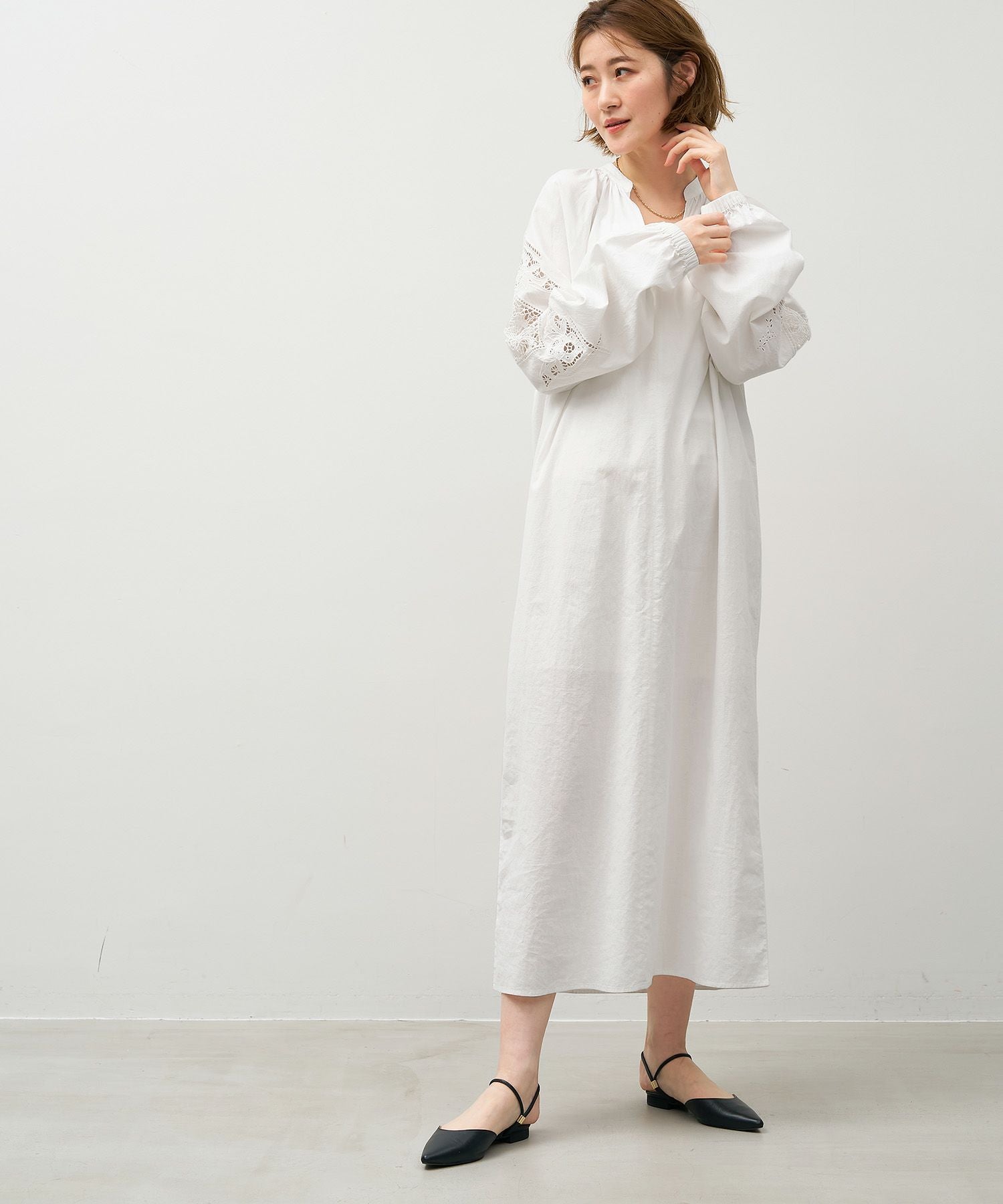 50%off]インド刺繍ギャザーワンピース/0125304242 | MICA&DEAL ONLINE