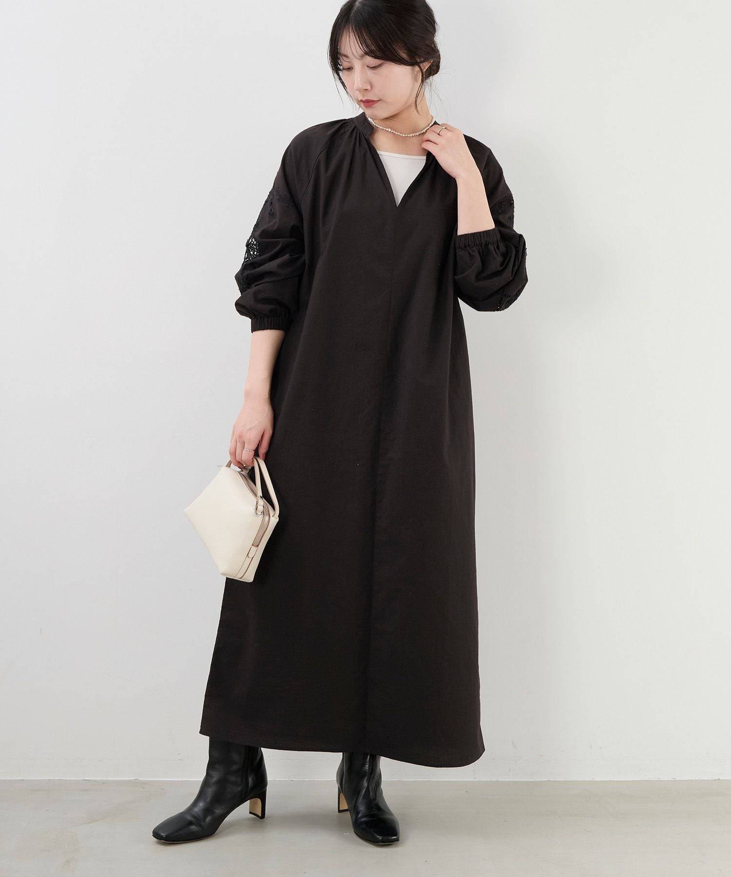 50%off]インド刺繍ギャザーワンピース/0125304242 | MICA&DEAL ONLINE