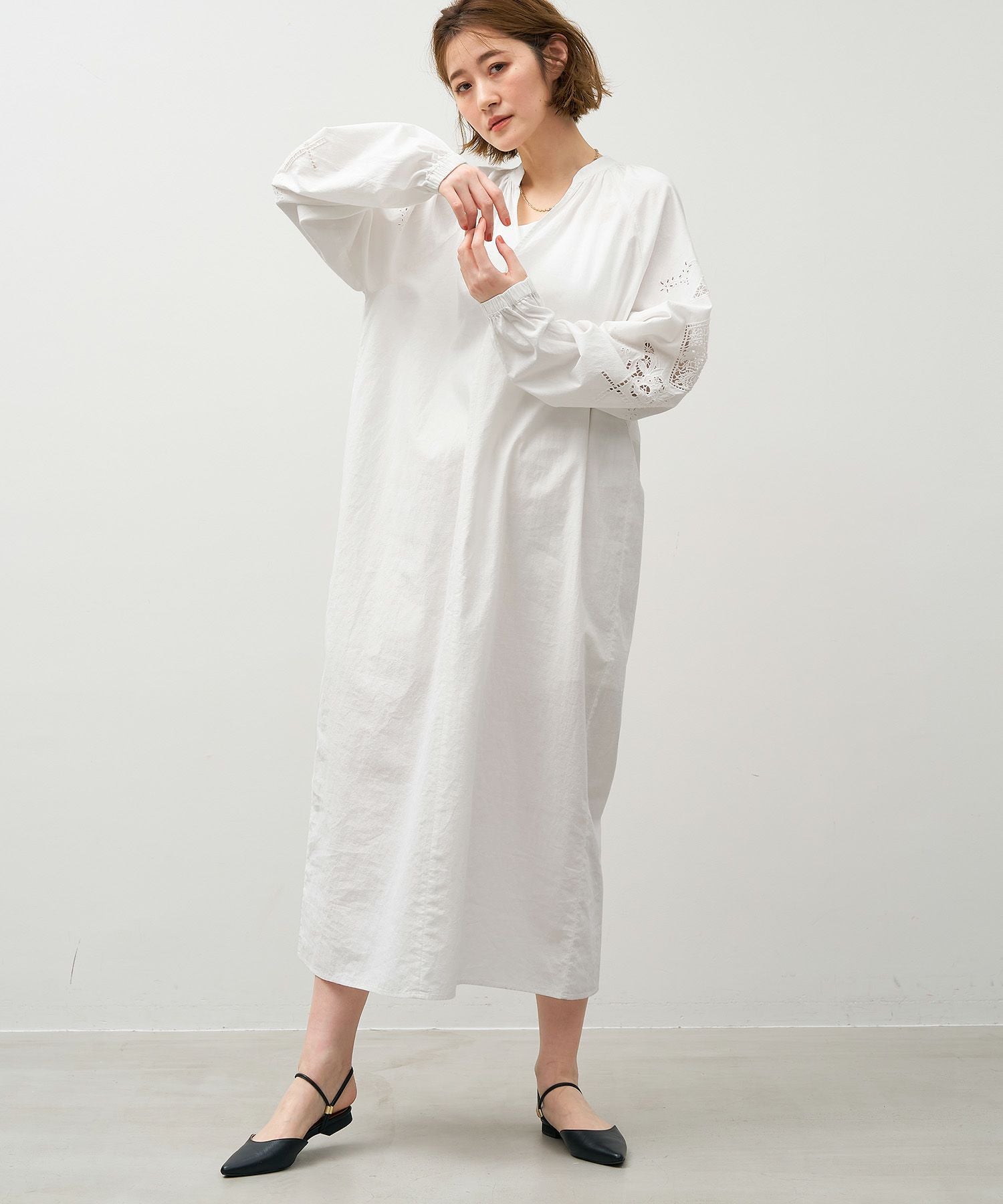 50%off]インド刺繍ギャザーワンピース/0125304242 | MICA&DEAL ONLINE