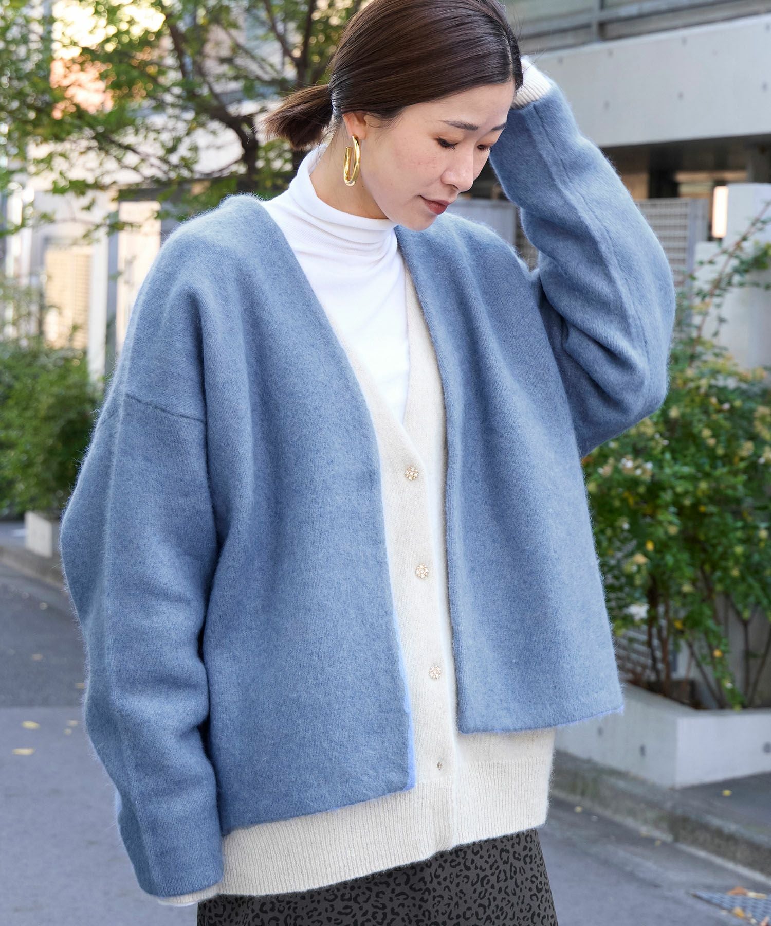 50%off]ラクーンデュアルカーディガン/0125308249 | MICA&DEAL ONLINE