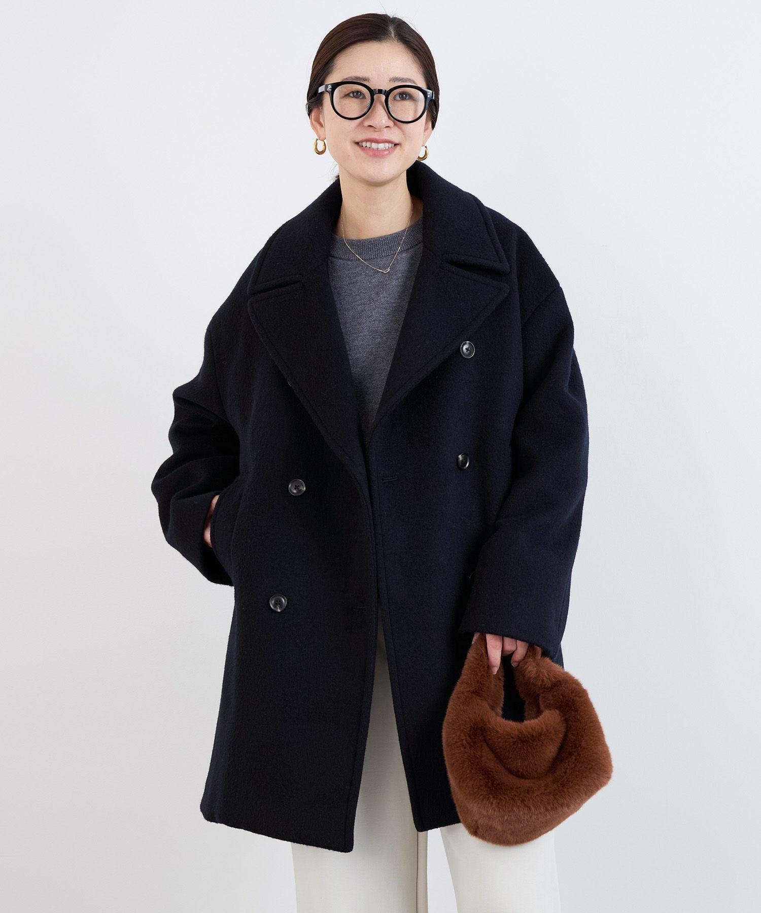 30%off]ウールピーコート/0125407312 | MICA&DEAL ONLINE STORE