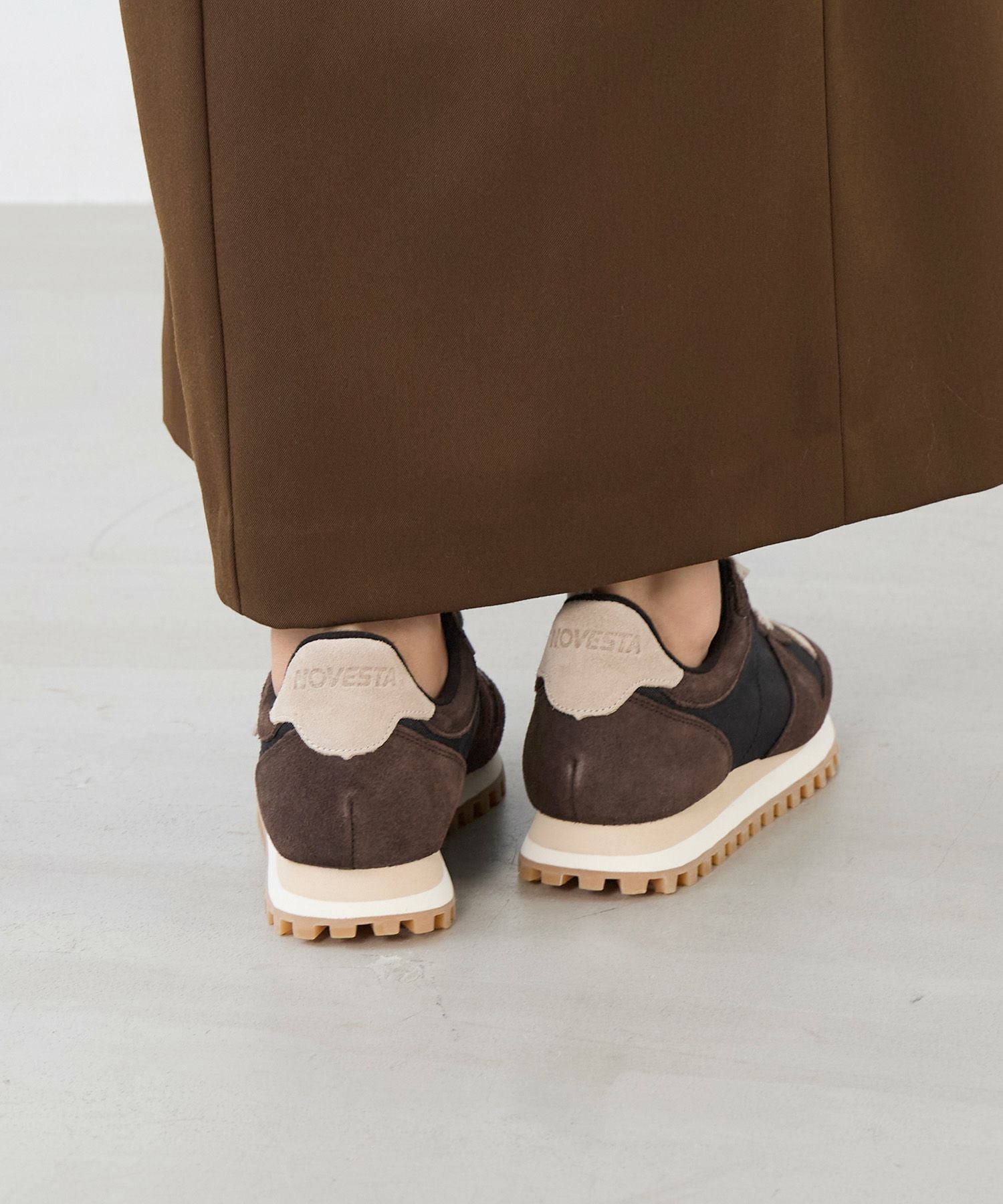 ※あすか※スウィングベル(ブラウン) NOVESTA】スニーカー-MARATHON/0325310062 | MICA&DEAL ONLINE STORE