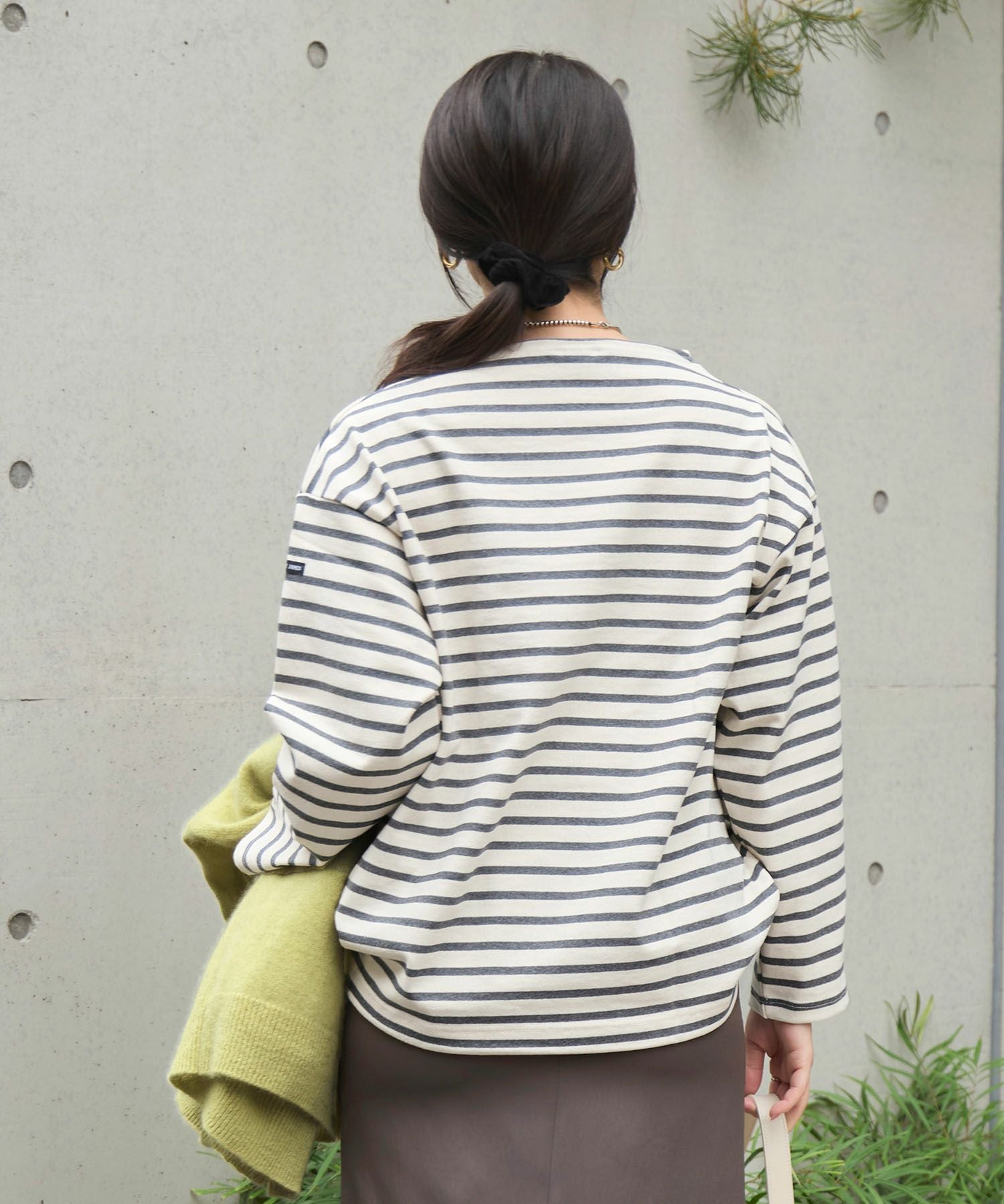別注　SAINT JAMES OUESSANT LOOSE カットソー Saint James/セントジェームス OUESSANT LOOSE - ECRU/CLUB(生成り