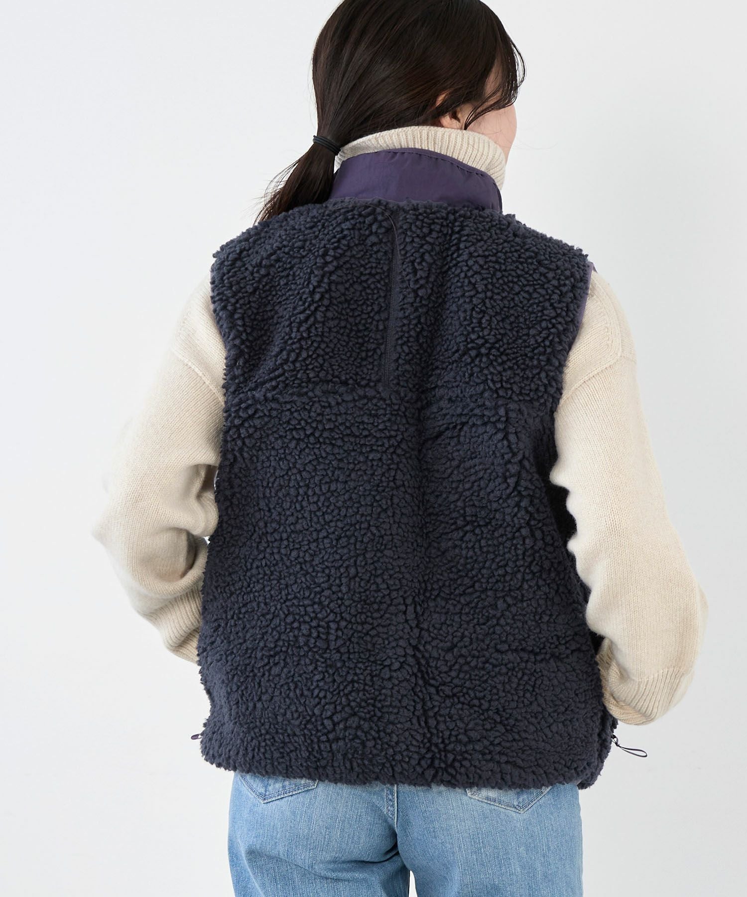 Houttuynia cordata ホーチュニア　コターダ　ベスト　ネイビー patagonia】ウィメンズ クラシック レトロX ボアベスト-W's Classic
