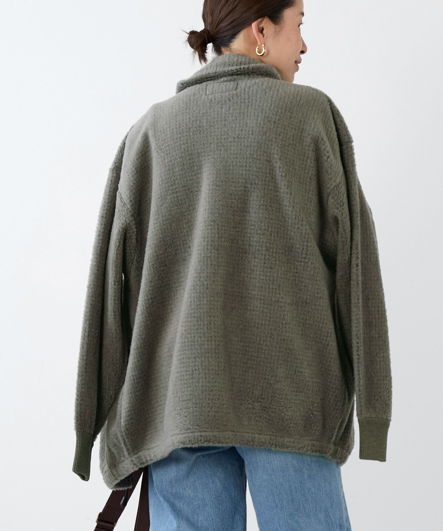 THE NORTH FACE PURPLE LABEL】ウールフリースジップアップセーター