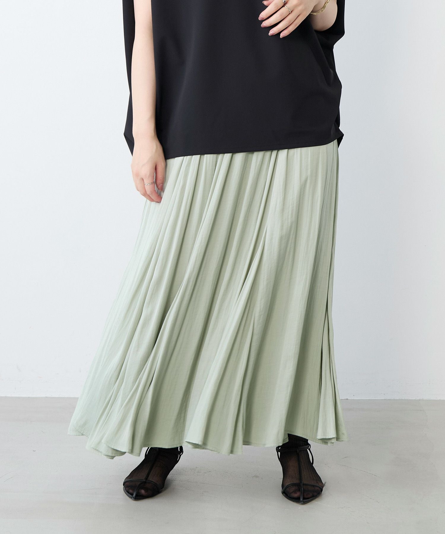 ヘムフレアロングスカート | MICA&DEAL ONLINE STORE