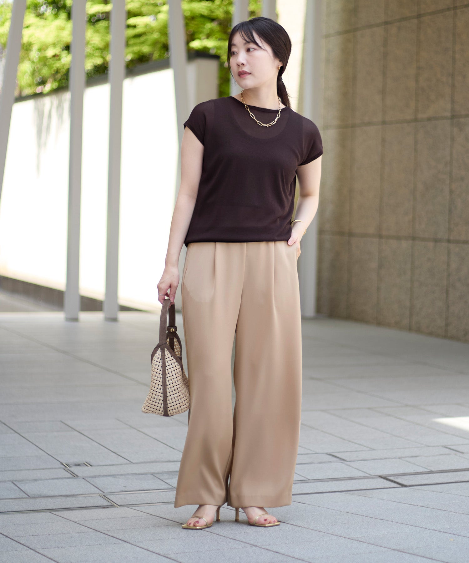 シルキーストレートワイドパンツ | MICA&DEAL ONLINE STORE