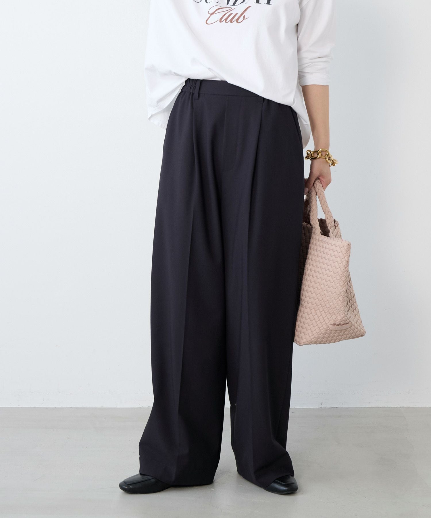 ドライタッチワンタックパンツ | MICA&DEAL ONLINE STORE